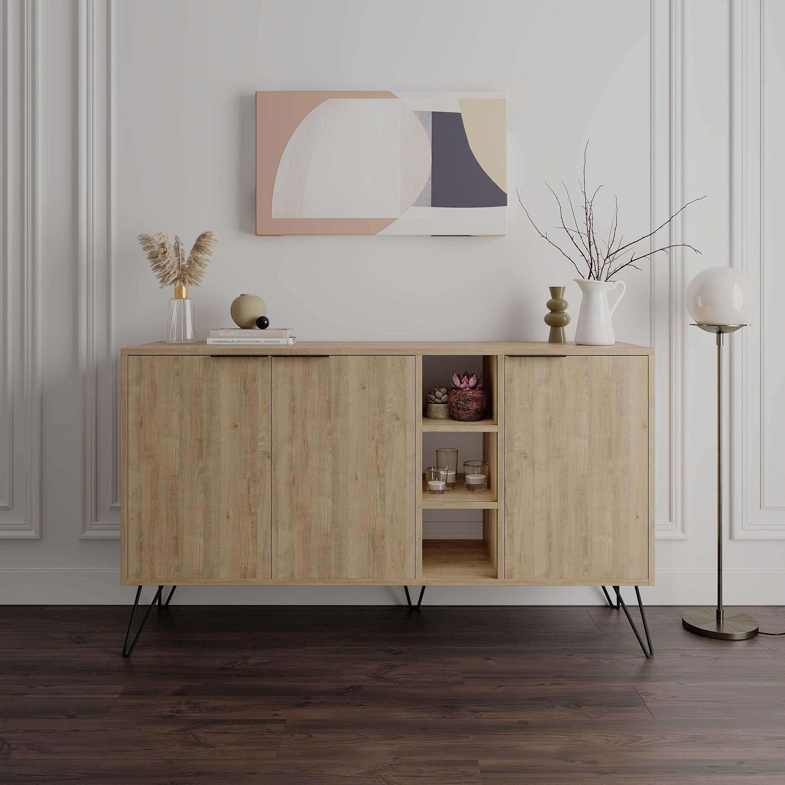 Clara Console Modern Sideboard Display - 142cm