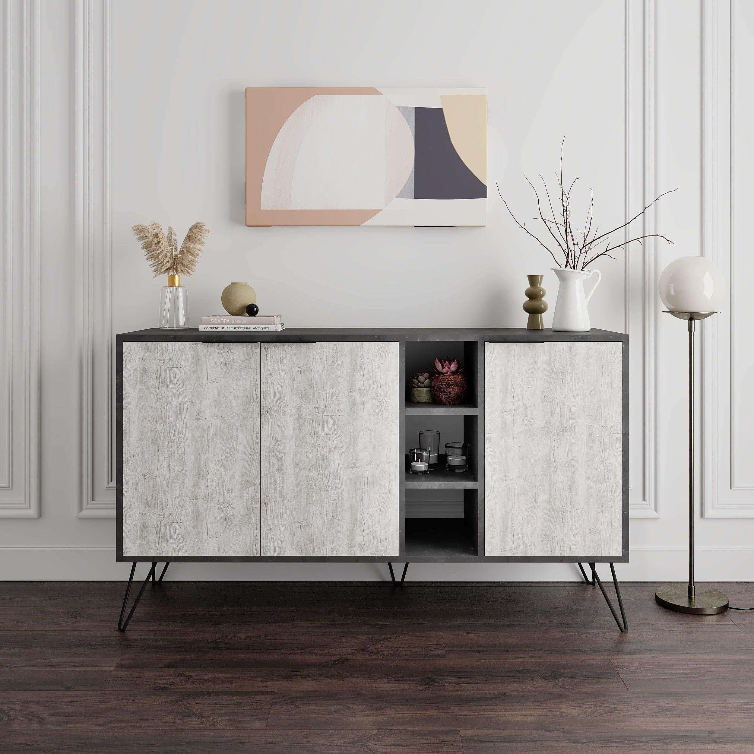 Clara Console Modern Sideboard Display - 142cm