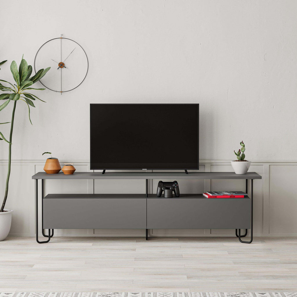 Modern Tv Unit With Storage Cabinet 150cm