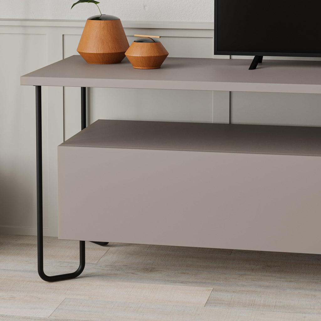 Modern Tv Unit With Storage Cabinet 150cm
