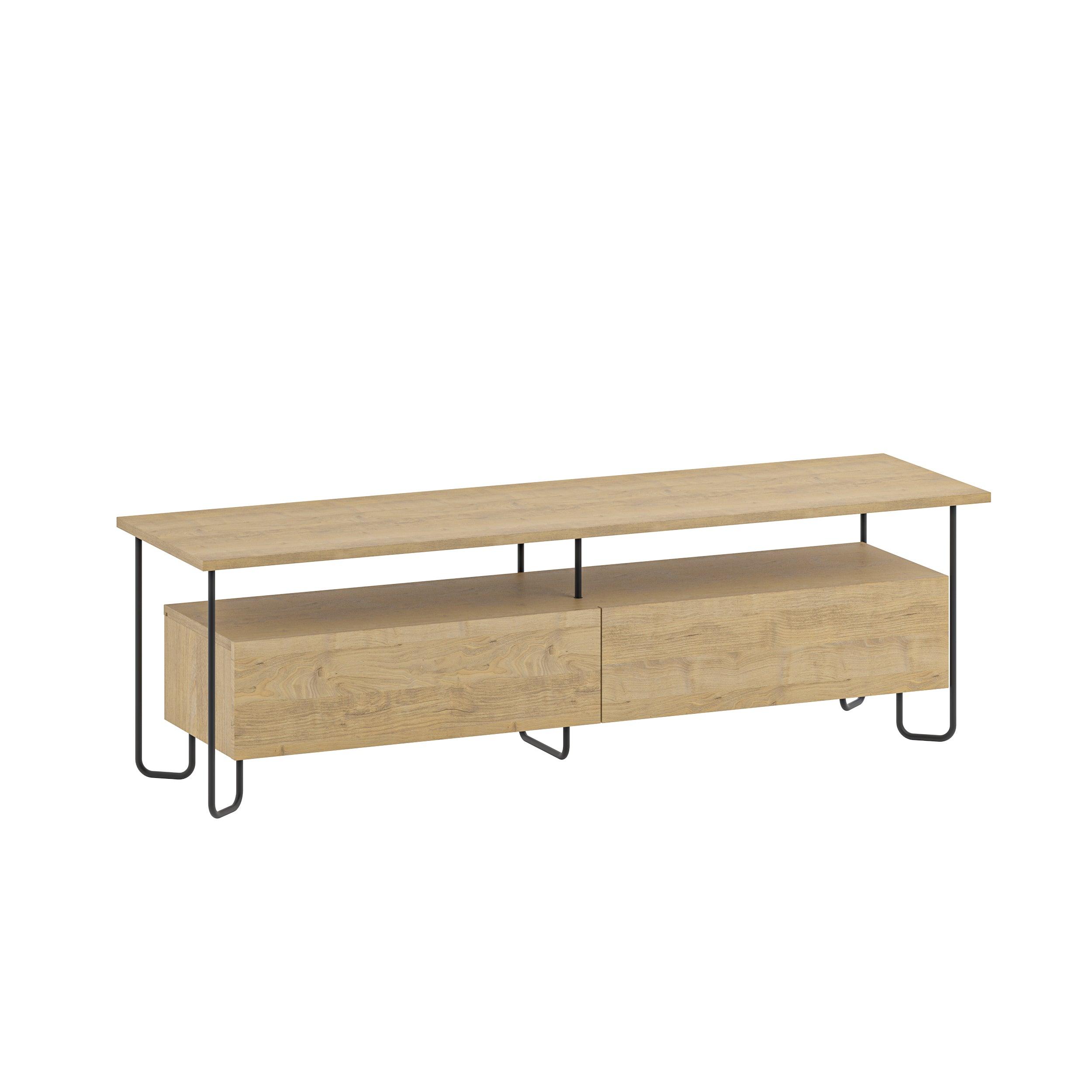 Modern Tv Unit With Storage Cabinet 150cm