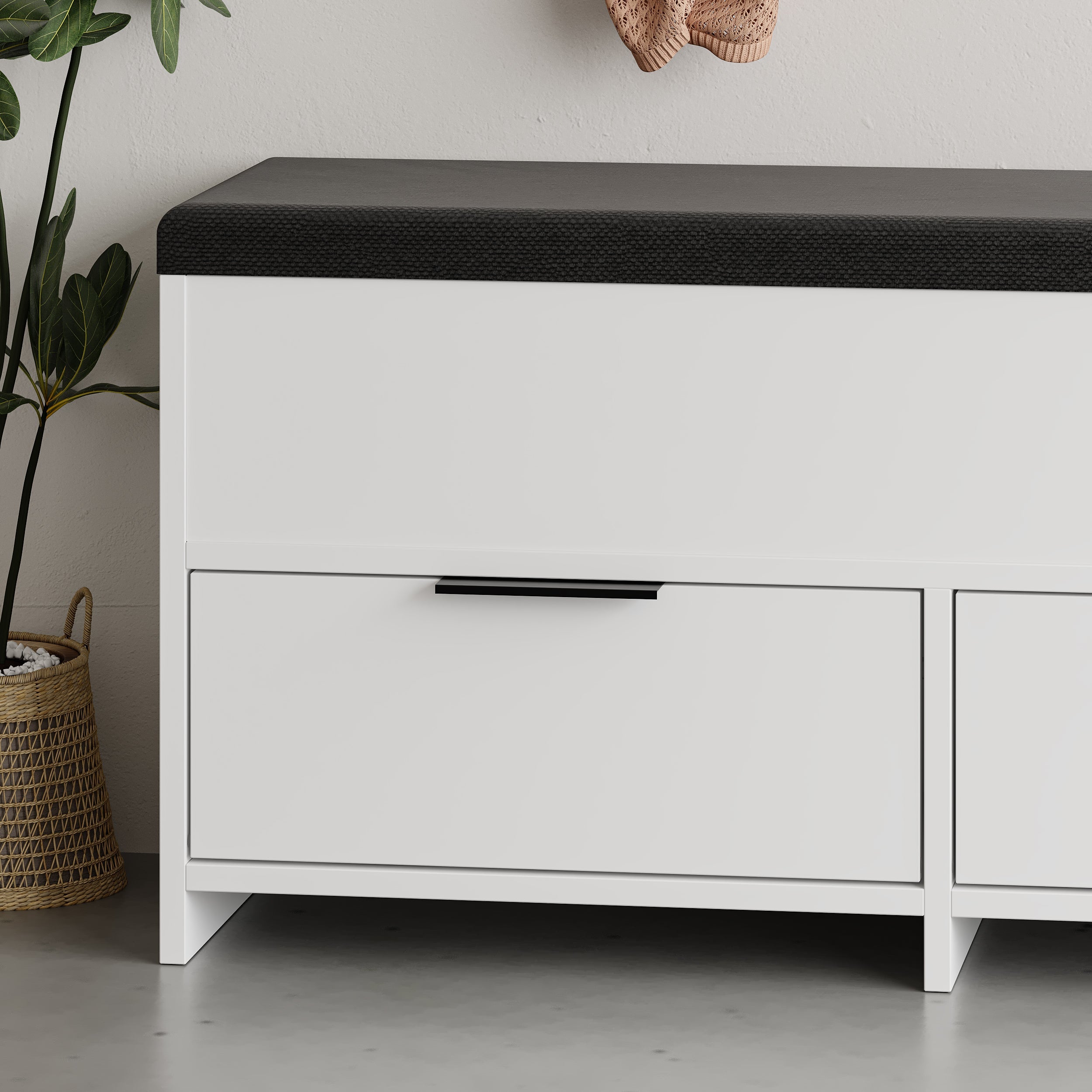 Modern Shoe Storage Bench