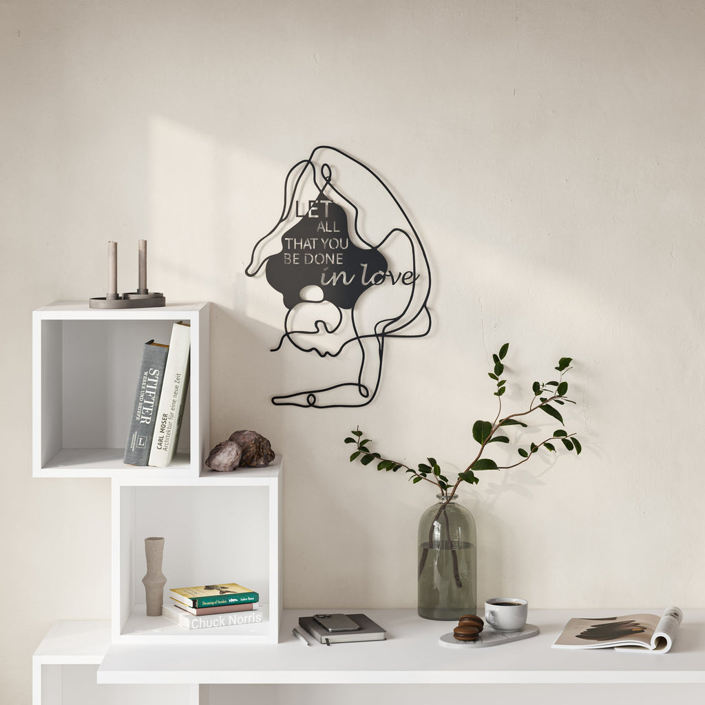Do in love Modern Metal Wall Art Home Decorative Ornament