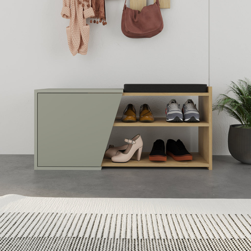 Shoe Storage With Bench Width 104 cm