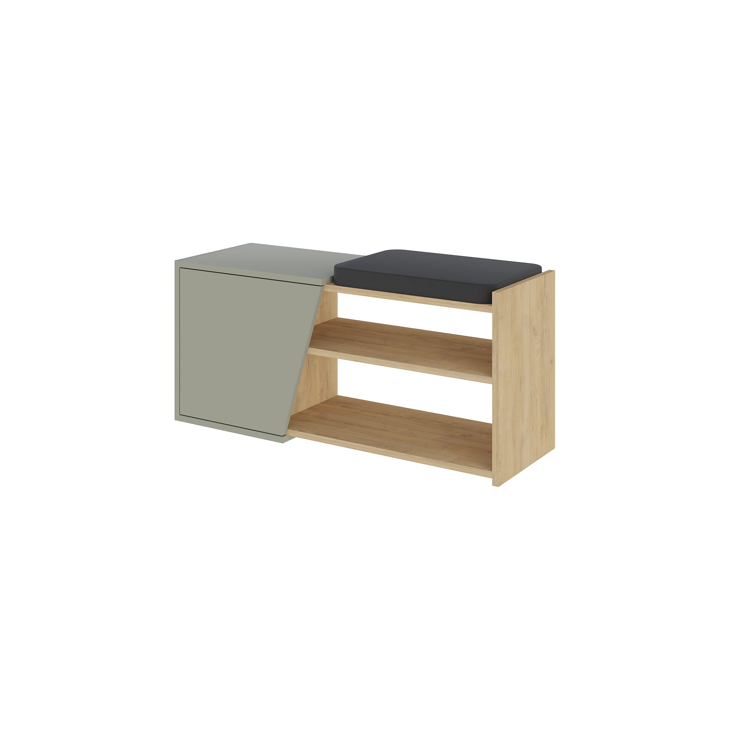 Shoe Storage With Bench Width 104 cm