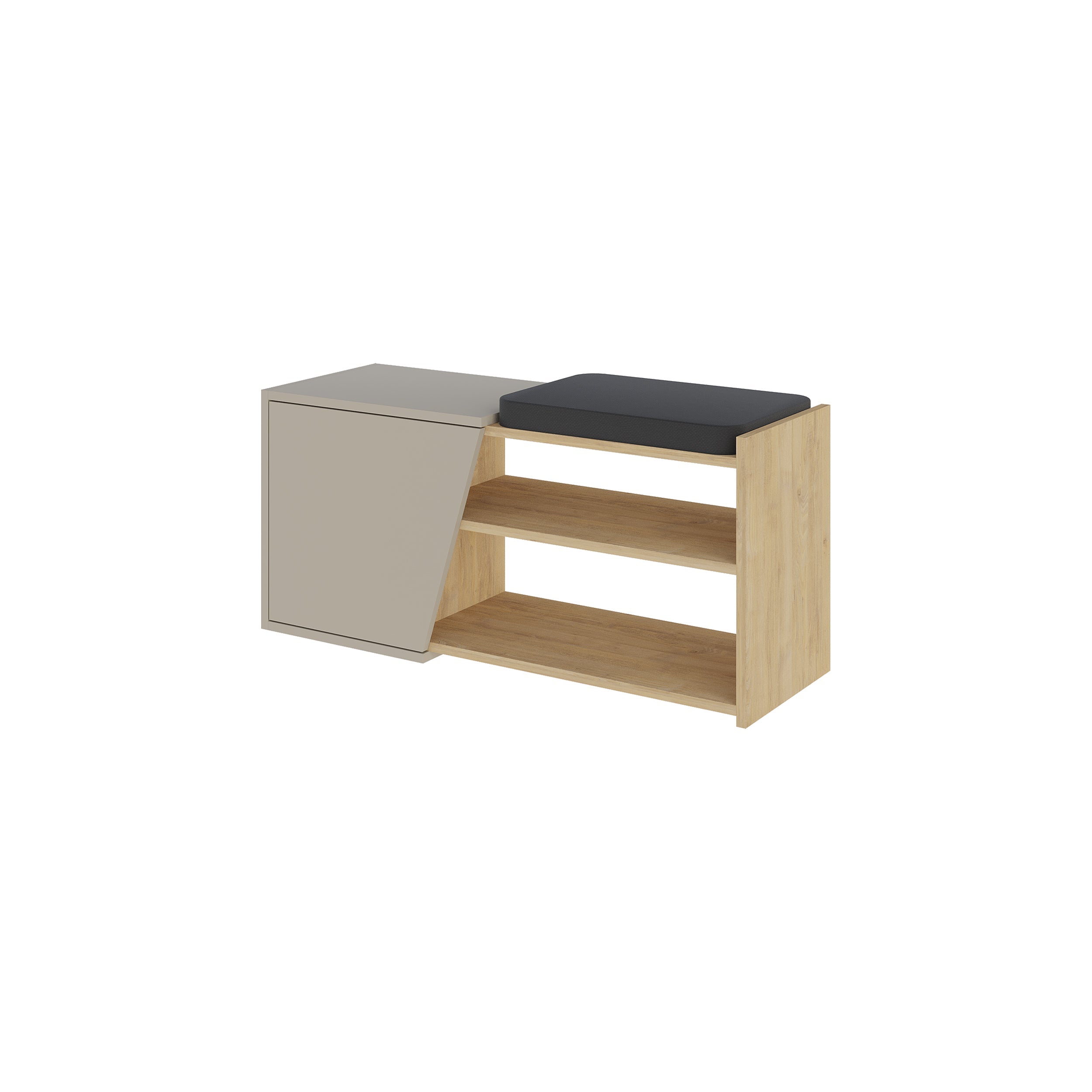 Shoe Storage With Bench Width 104 cm