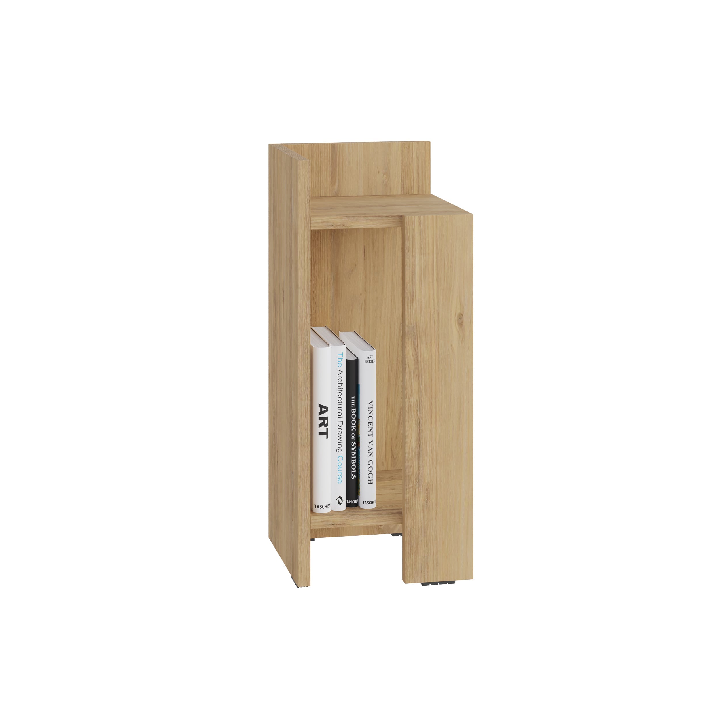 Modern Bedside Table Left Module 25cm Narrow