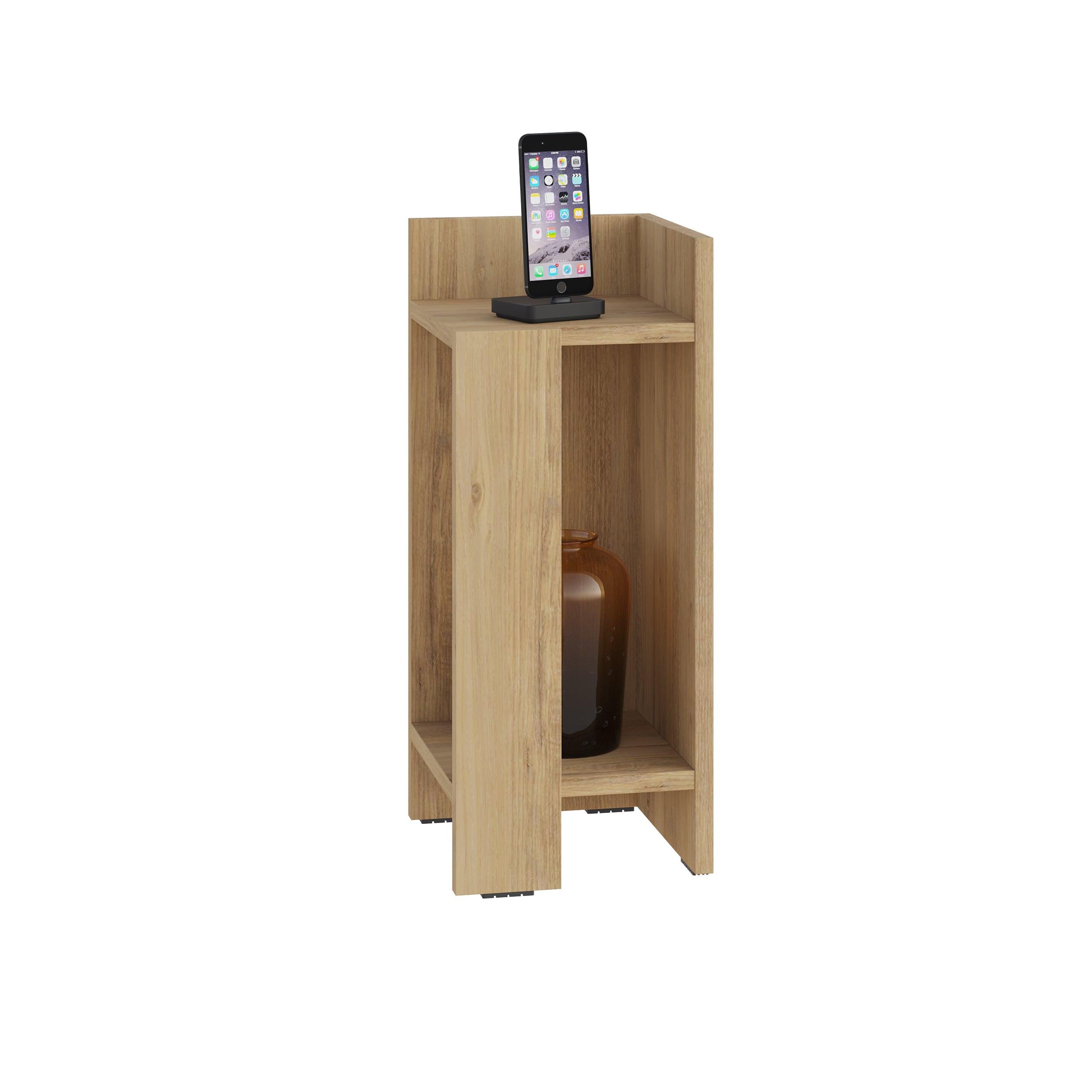 Modern Bedside Table Right Module 25cm Narrow