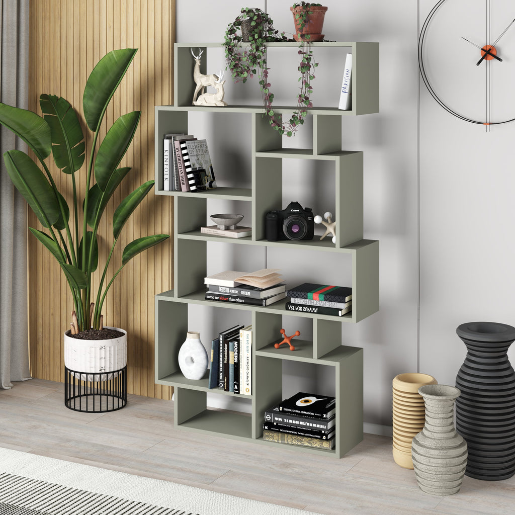 Modern Bookcase Display Unit Tall 168.5cm