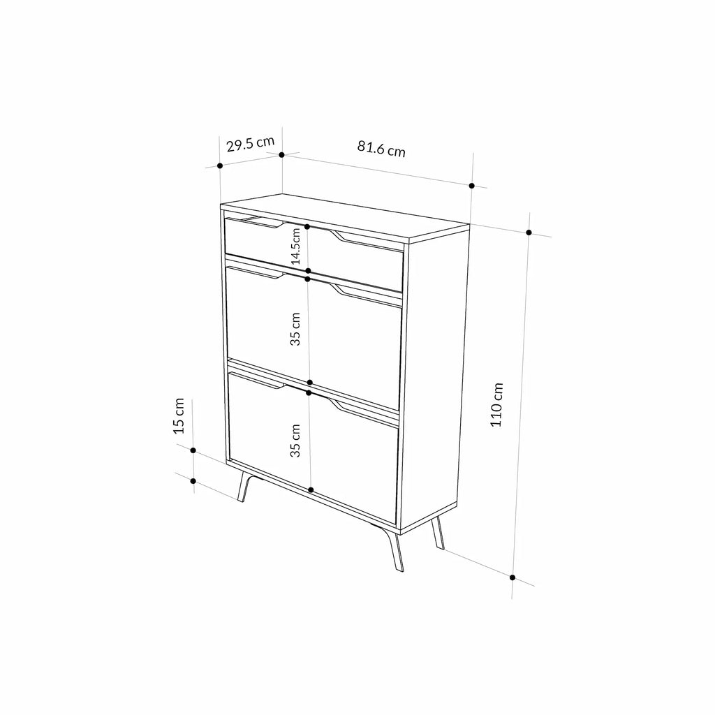 Shoe Cabinet - Modern Design Shoe Organizer