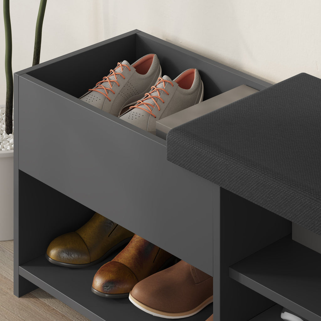 Shoe Bench – Modern Hallway Bench with Storage
