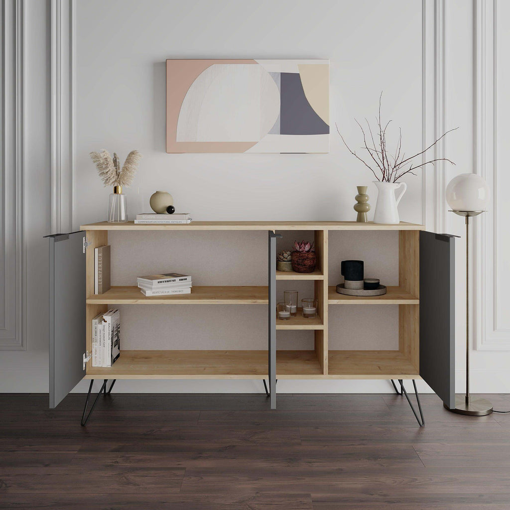 Clara Console Modern Sideboard Display - 142cm