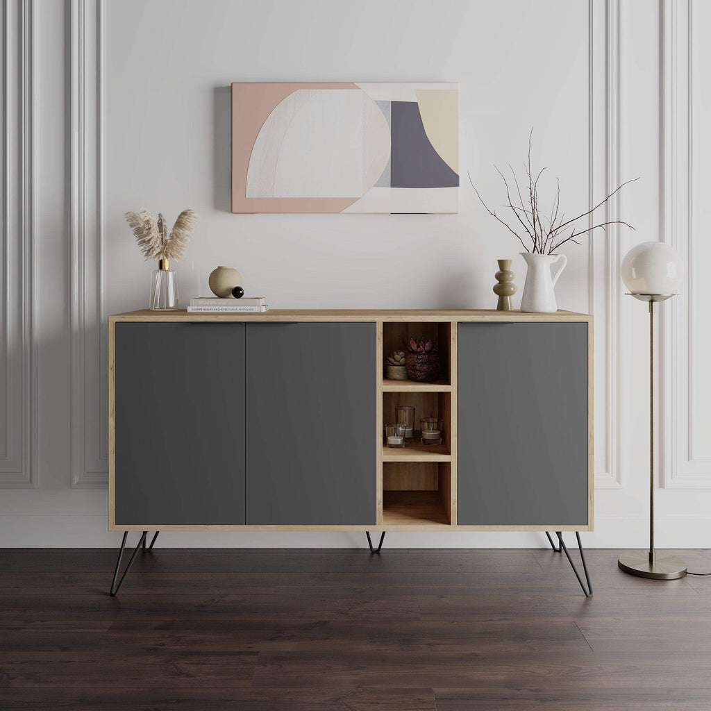 Clara Console Modern Sideboard Display - 142cm