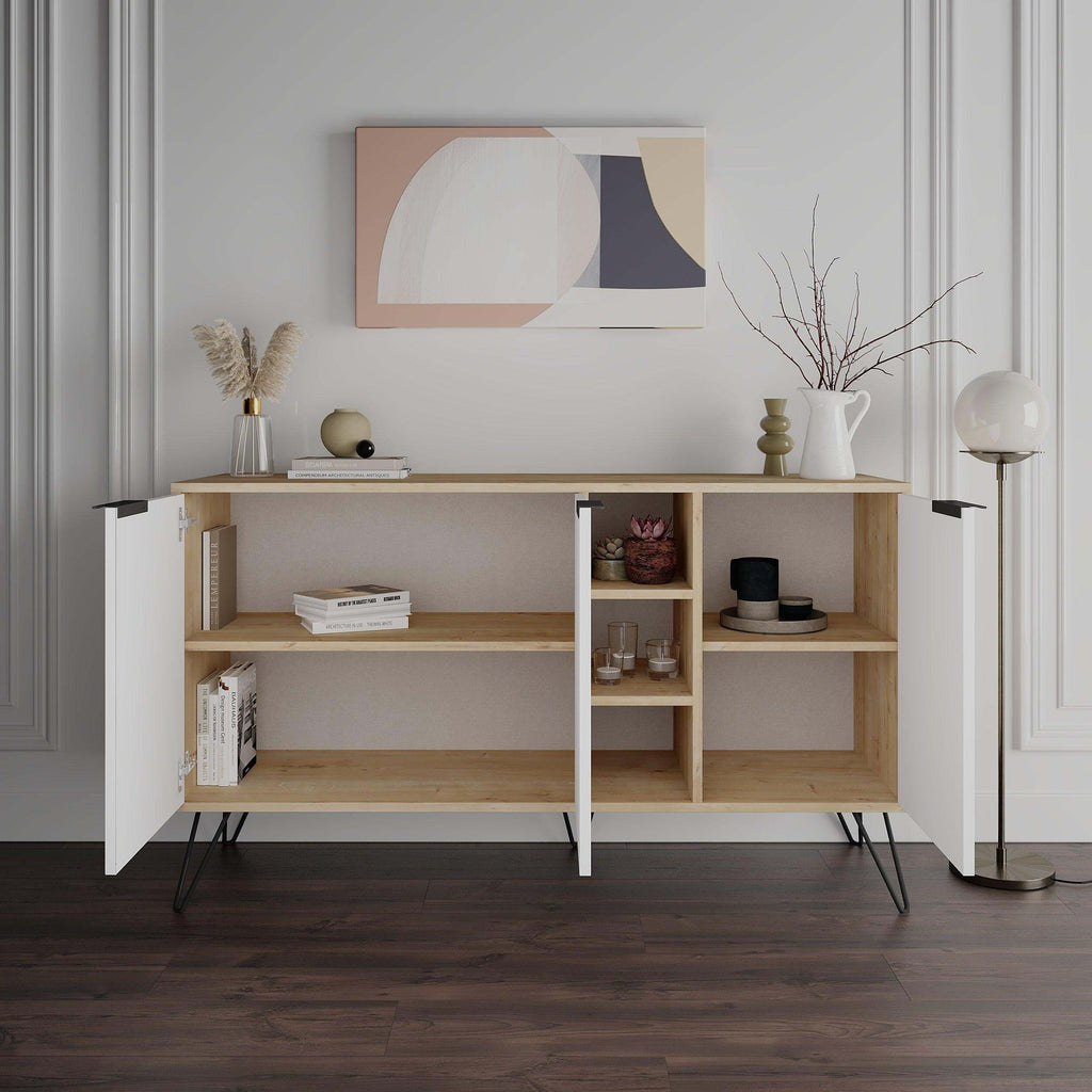 Clara Console Modern Sideboard Display - 142cm