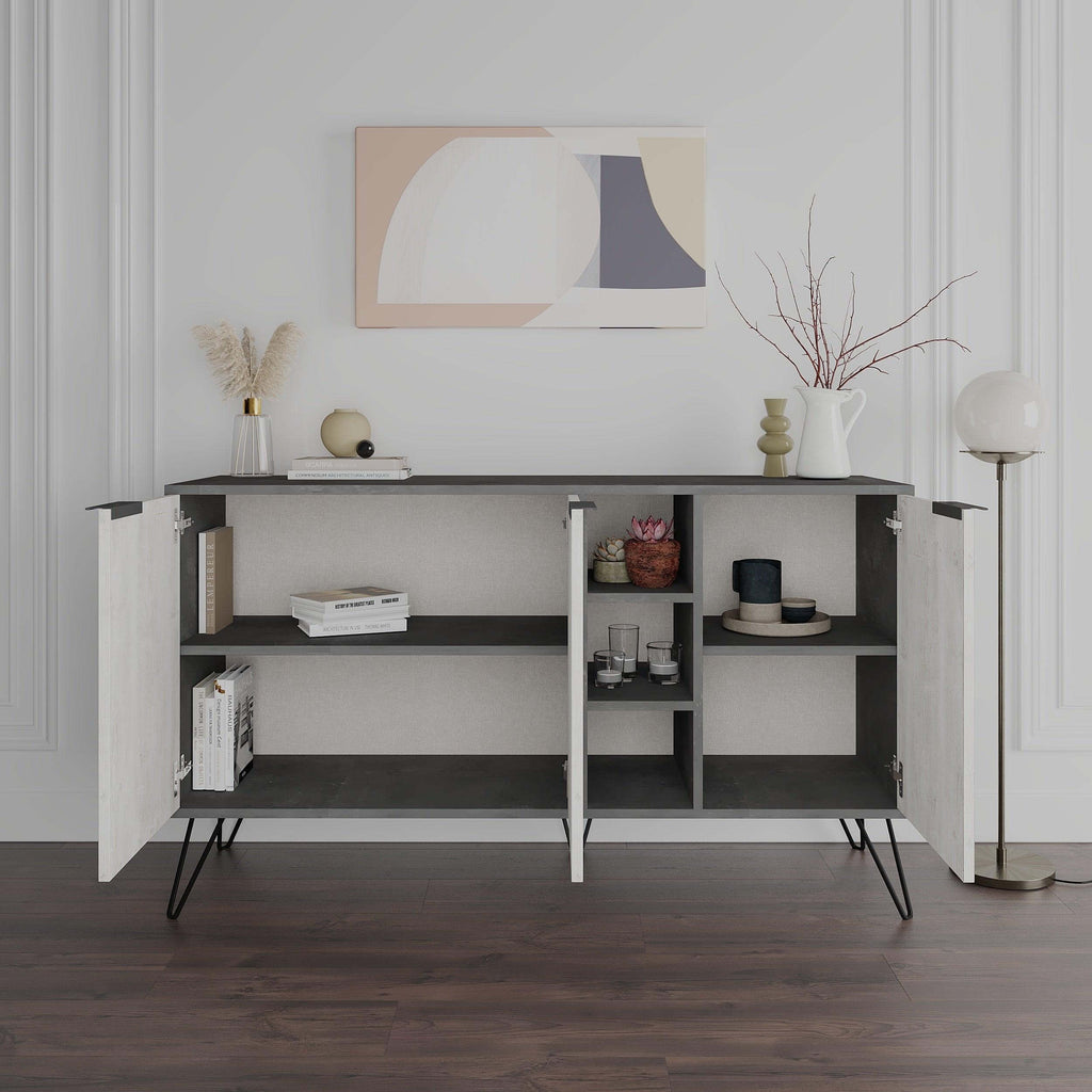 Clara Console Modern Sideboard Display - 142cm