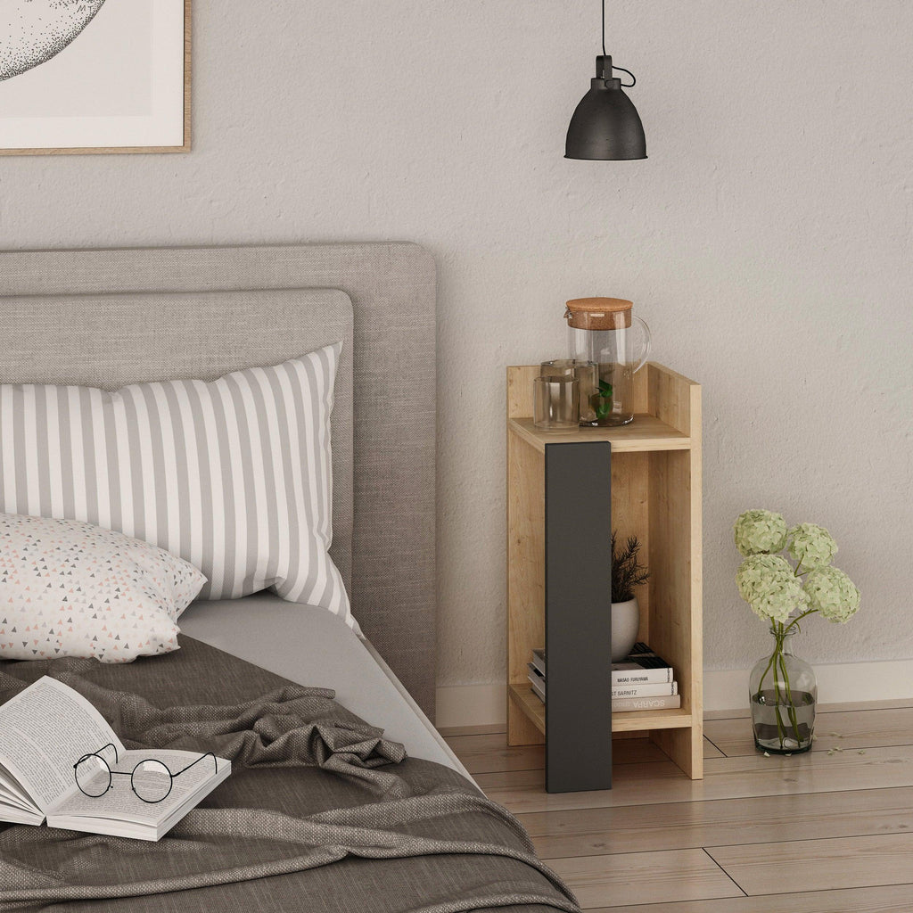 Modern Bedside Table Right Module 25cm Narrow
