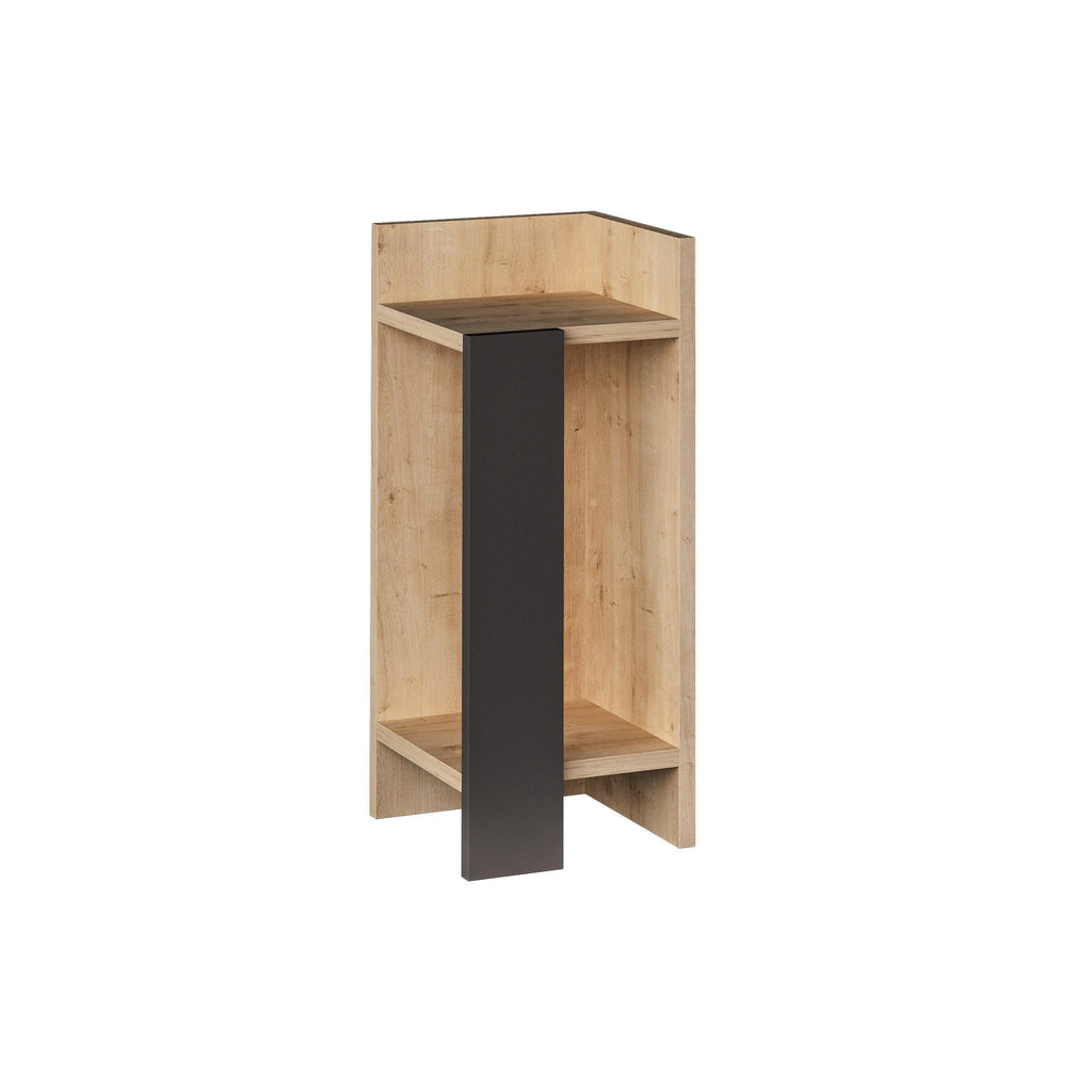 Modern Bedside Table Right Module 25cm Narrow