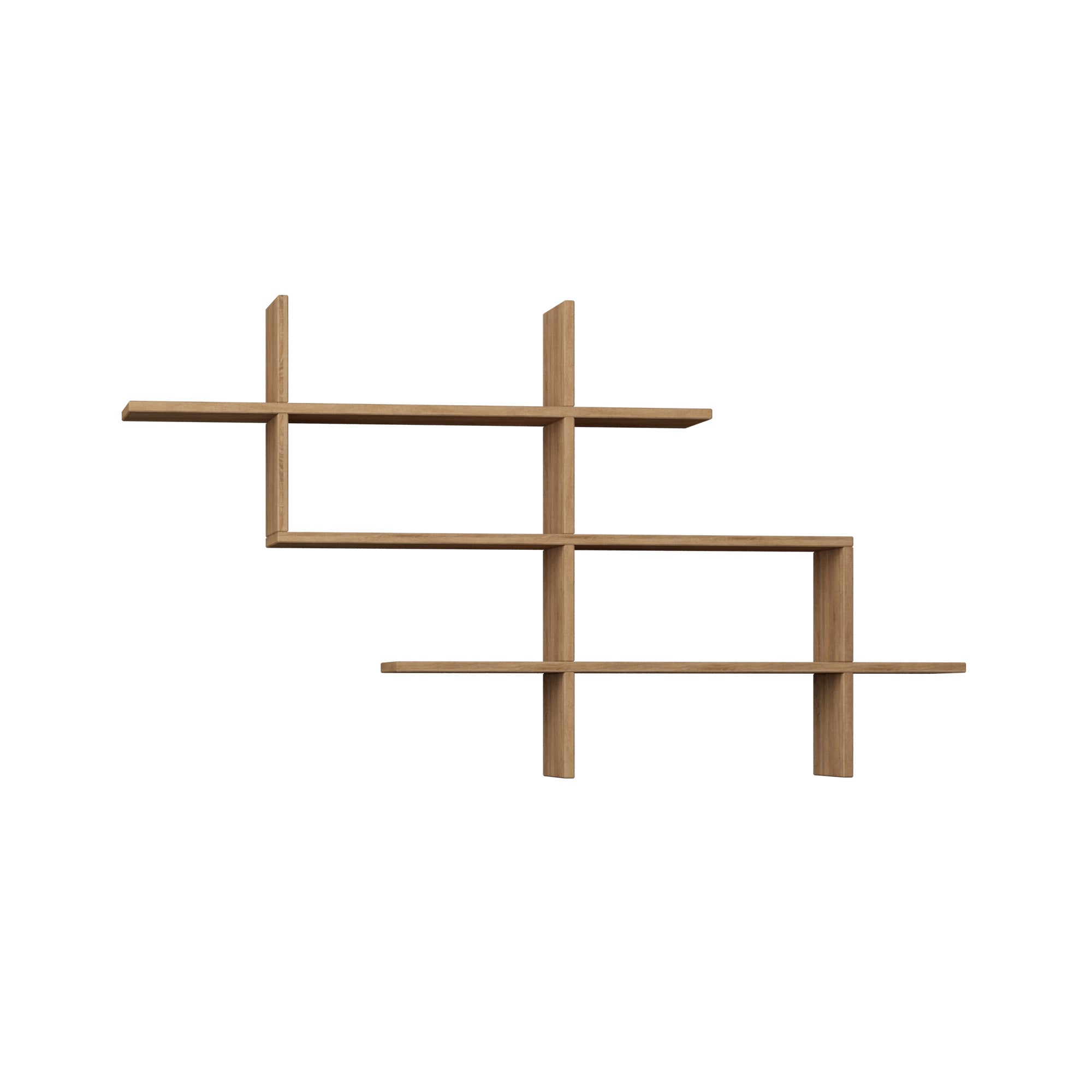 Wall Mounted Modern Bookcase Display Unit W 150cm