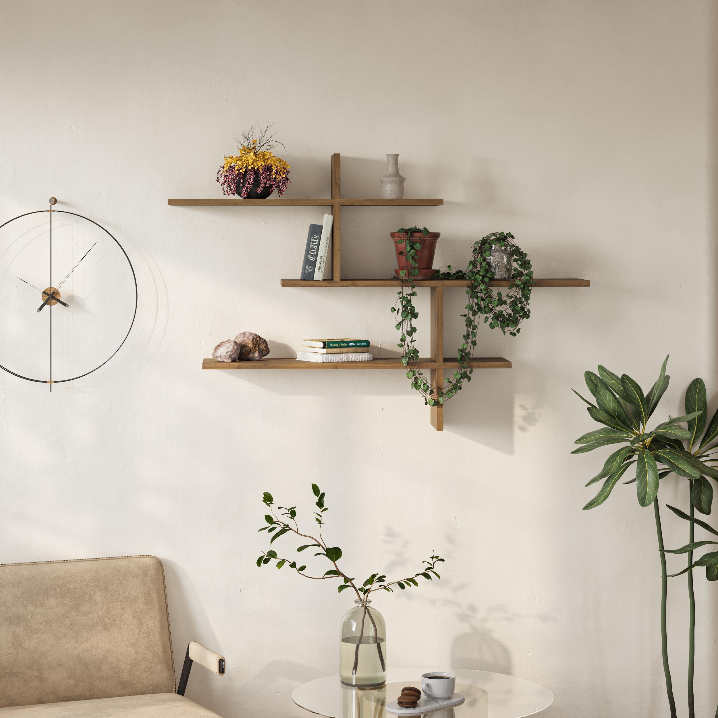 Modern Floating Shelf Tall 80.5cm