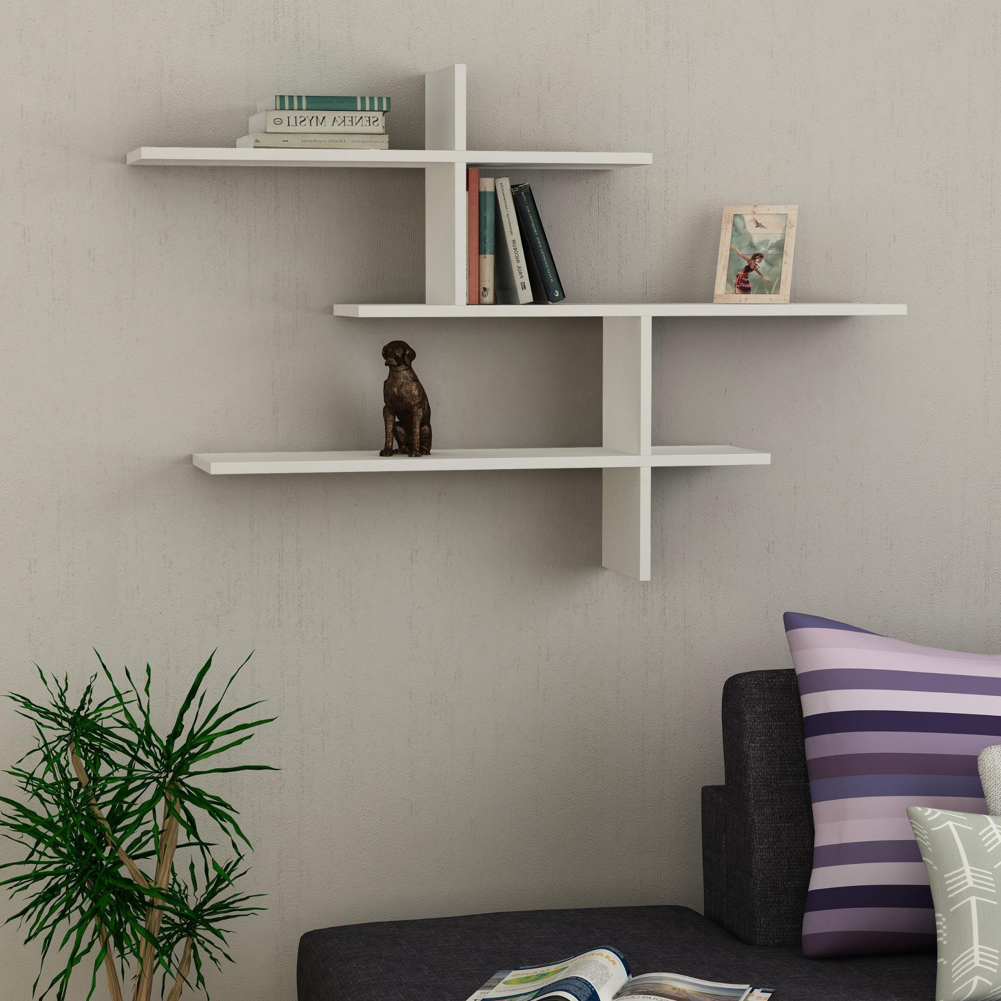 Modern Floating Shelf Tall 80.5cm