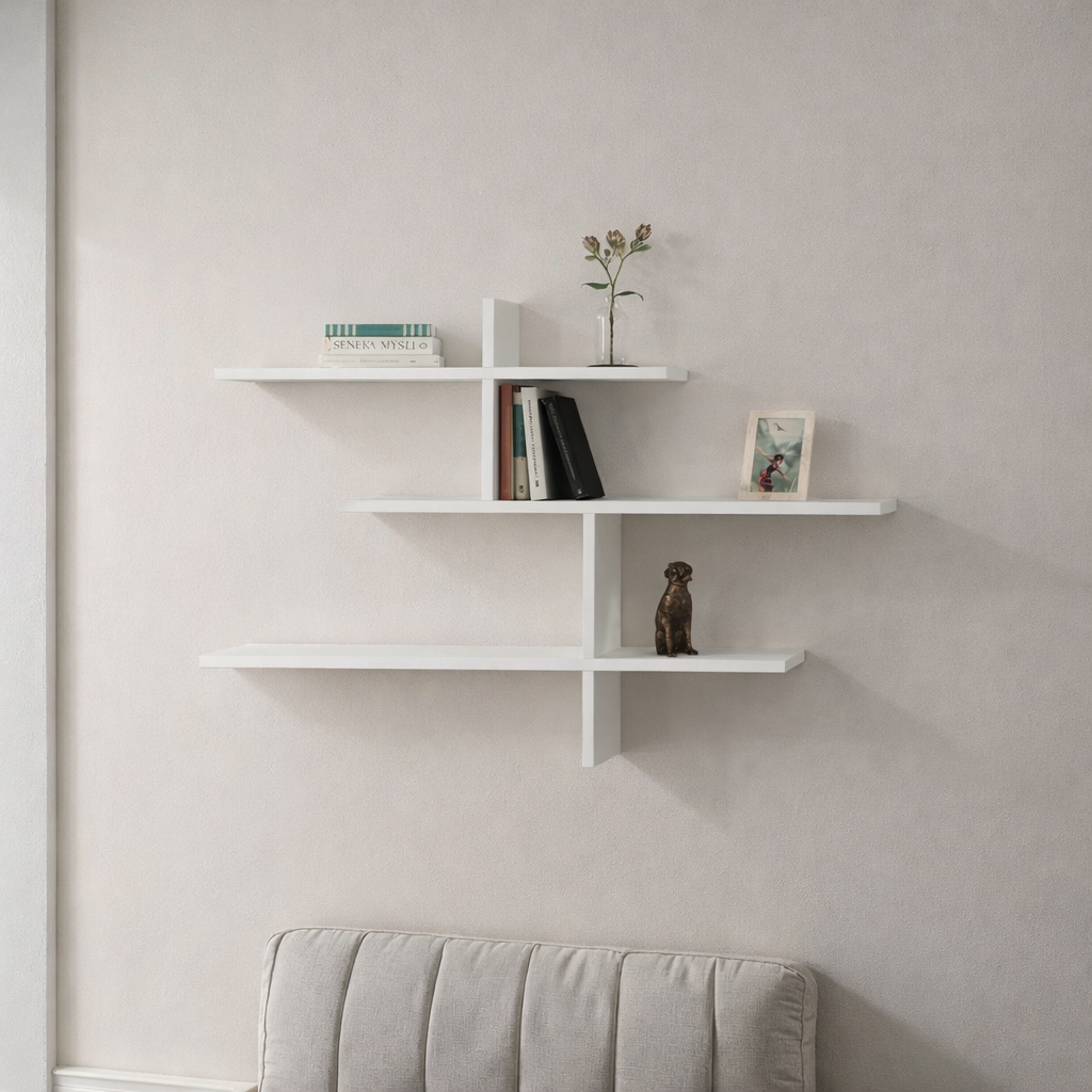 Modern Floating Shelf Tall 80.5cm