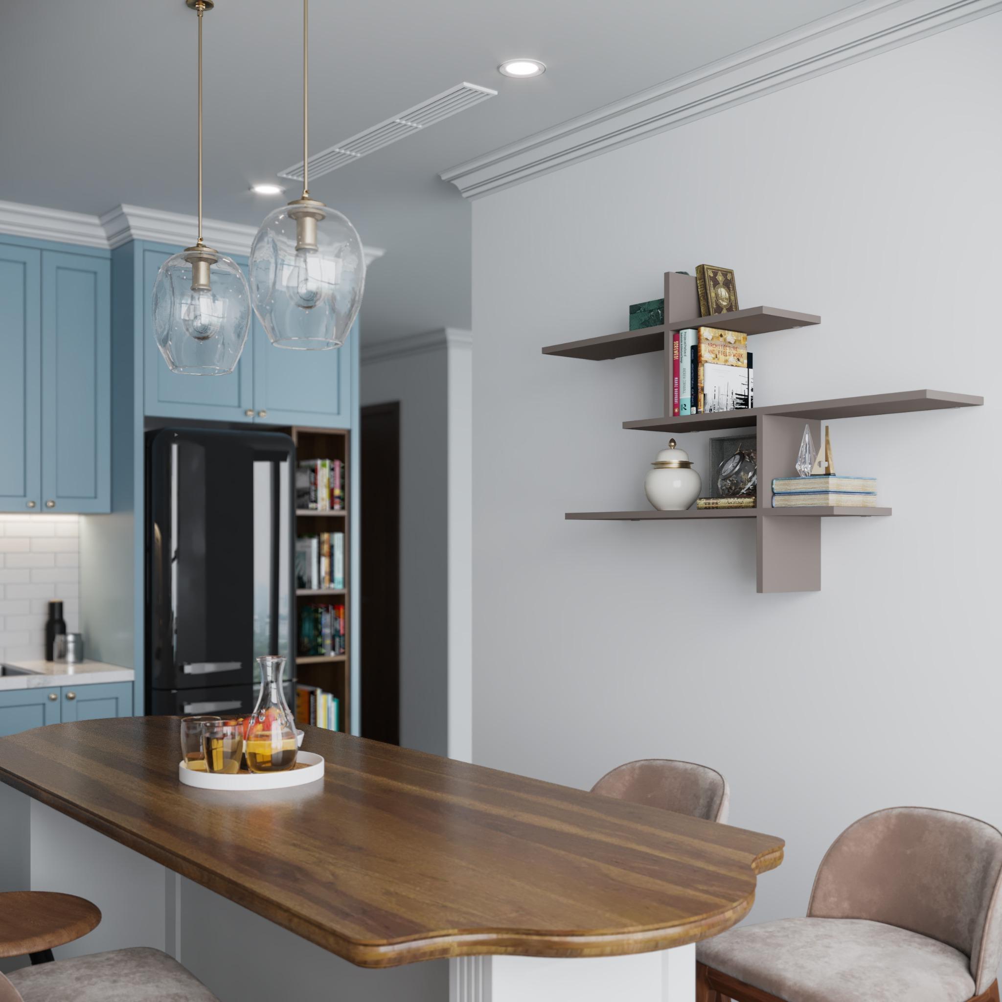 Modern Floating Shelf Tall 80.5cm