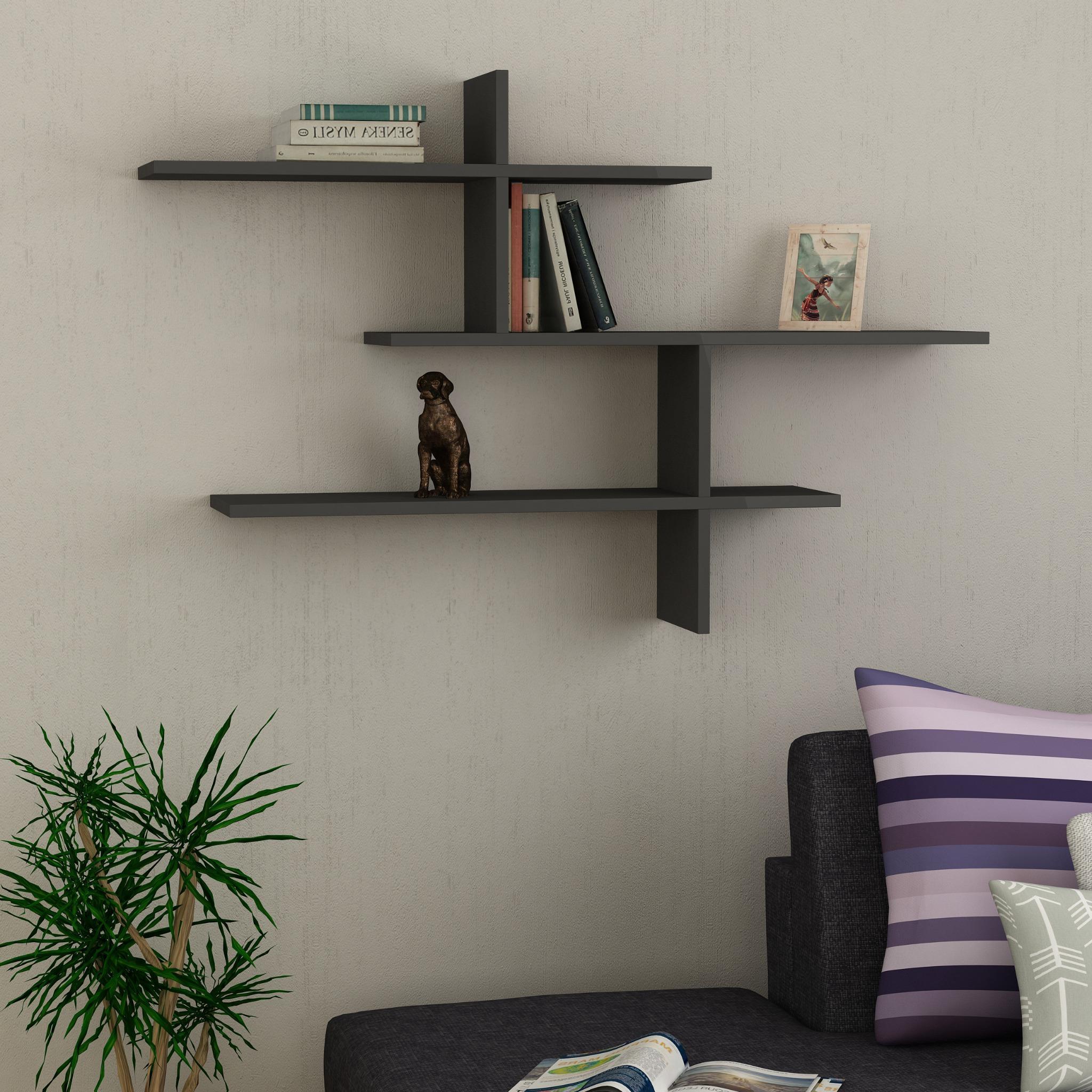 Modern Floating Shelf Tall 80.5cm