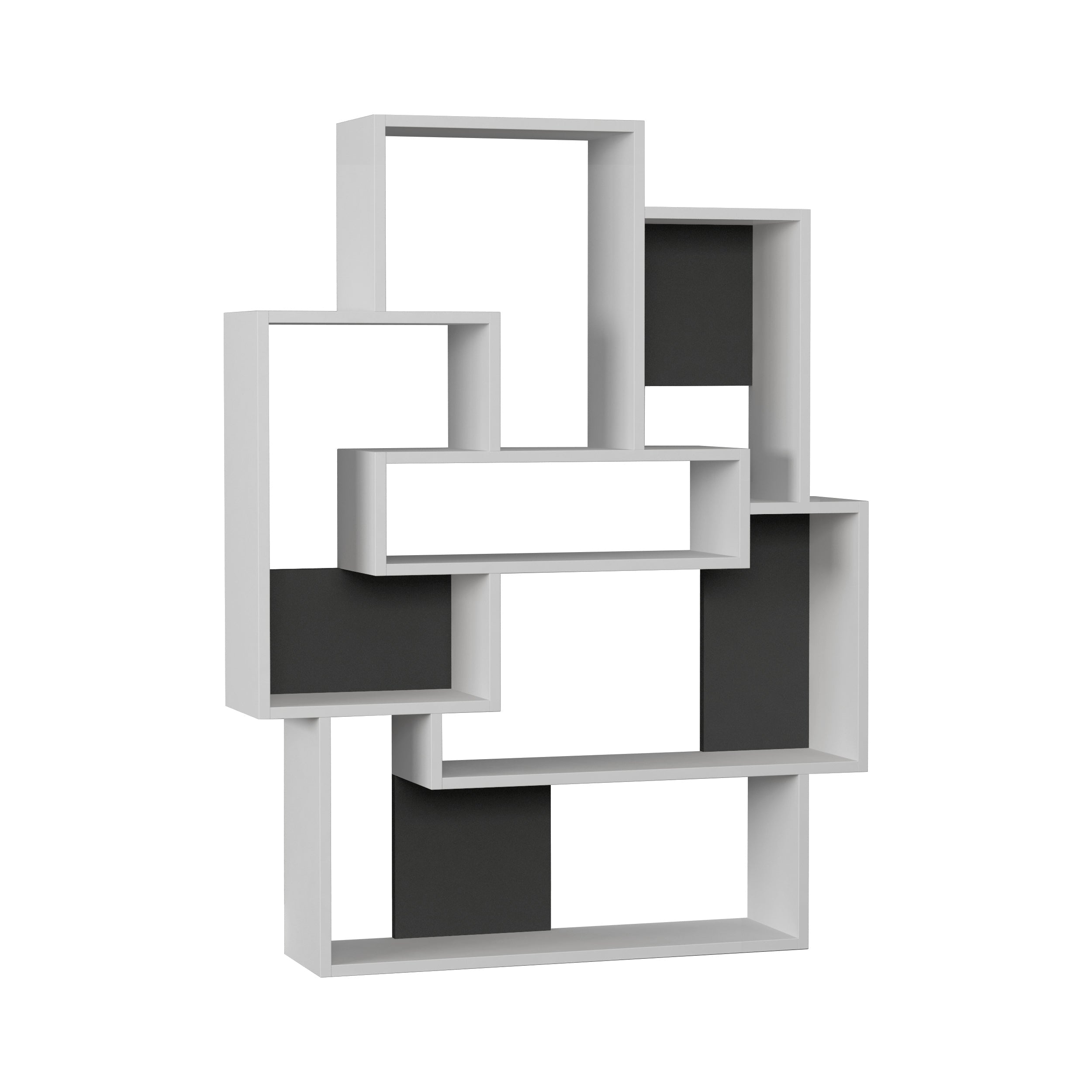 Modern Bookcase Display Unit H 132cm