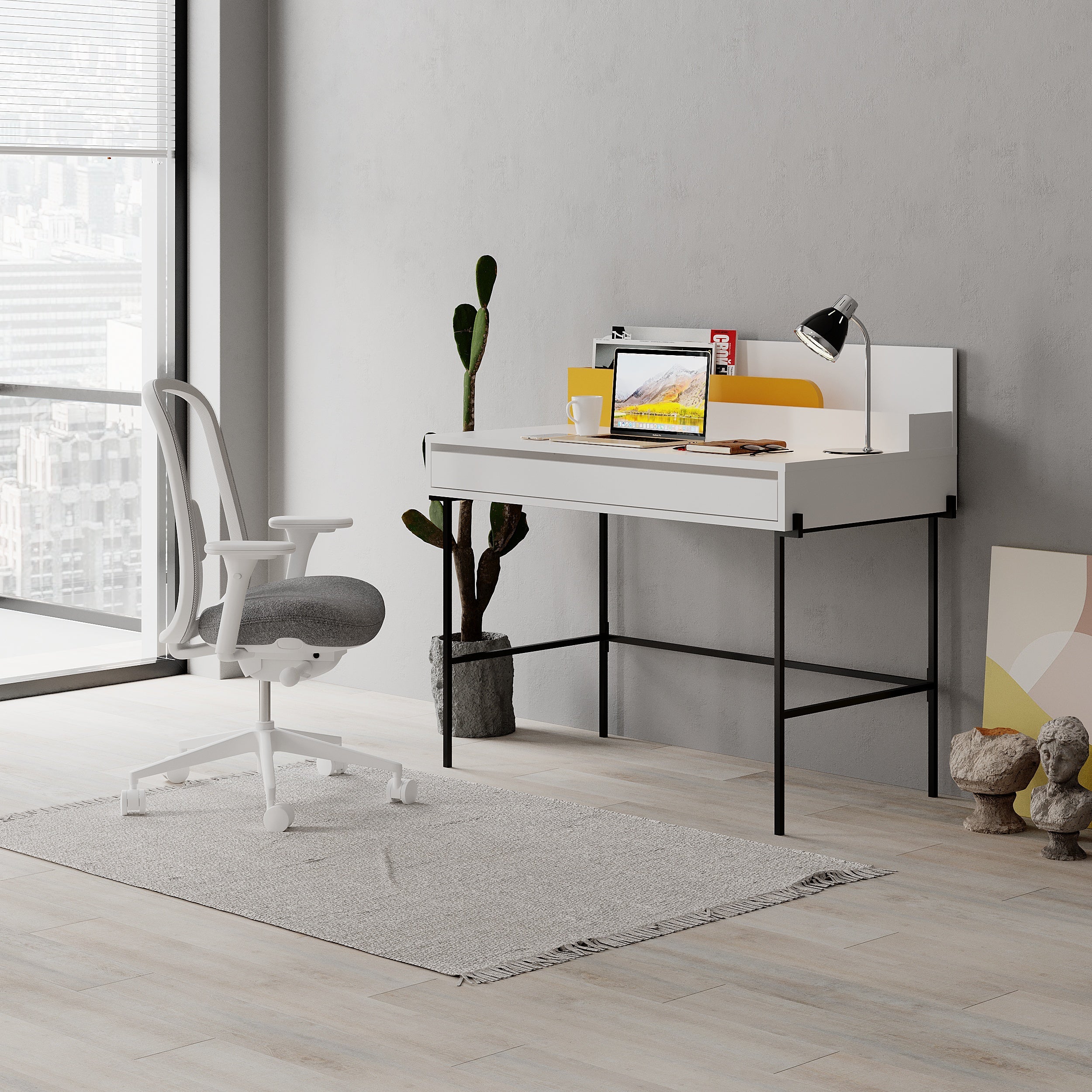 Modern Desk Multipurpose Study Modern Desk Width 110cm