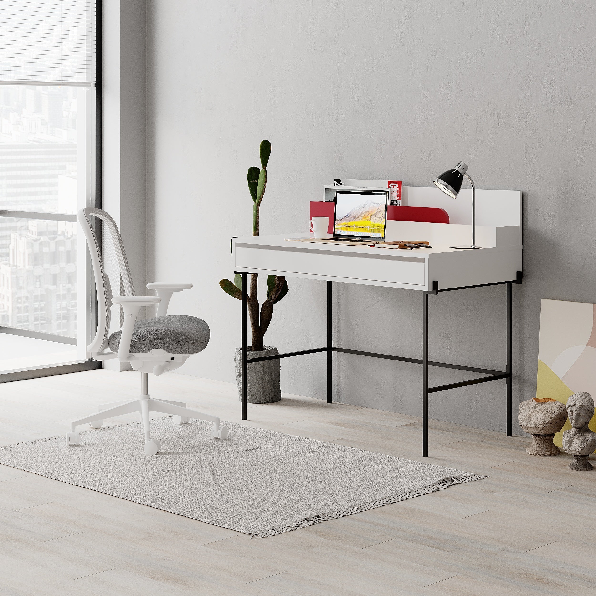 Modern Desk Multipurpose Study Modern Desk Width 110cm