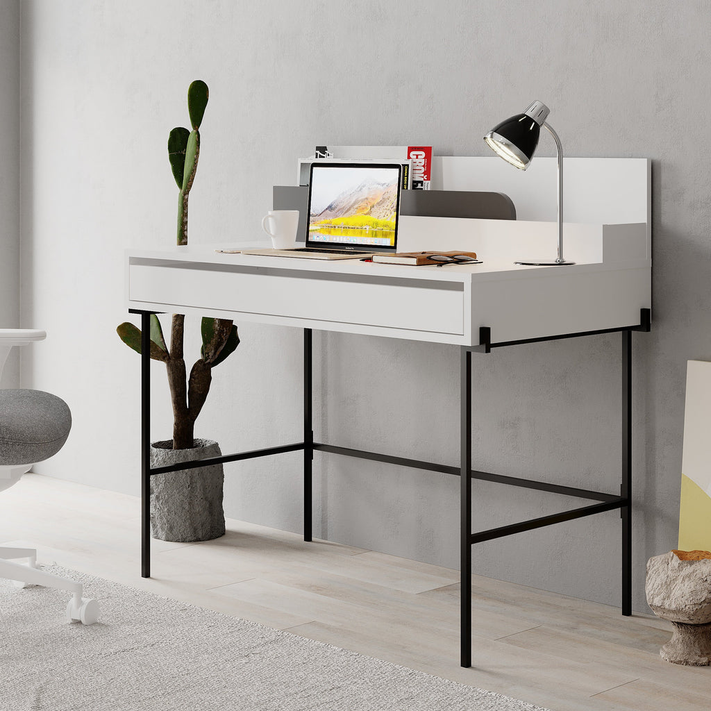 Modern Desk Multipurpose Study Modern Desk Width 110cm