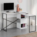 Badau Multi Purpose Working Table – Modern 2-in-1 Desk with Storage for Home Office or Study