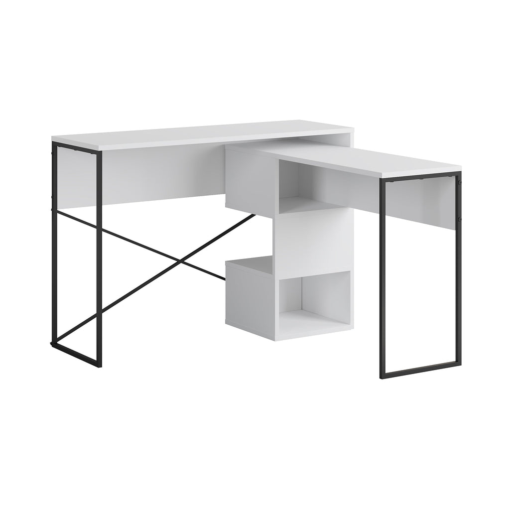 Badau Multi Purpose Working Table – Modern 2-in-1 Desk with Storage for Home Office or Study