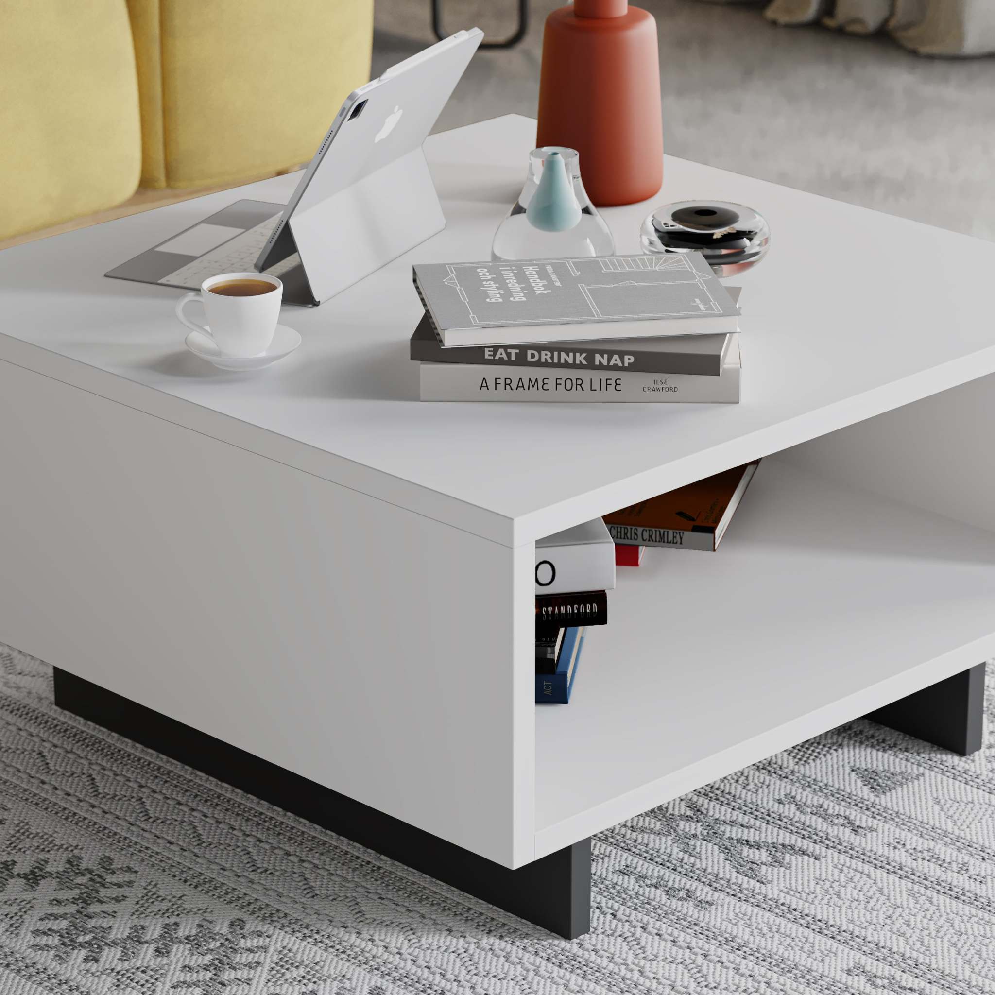 Modern Coffee Table Multipurpose H 32cm