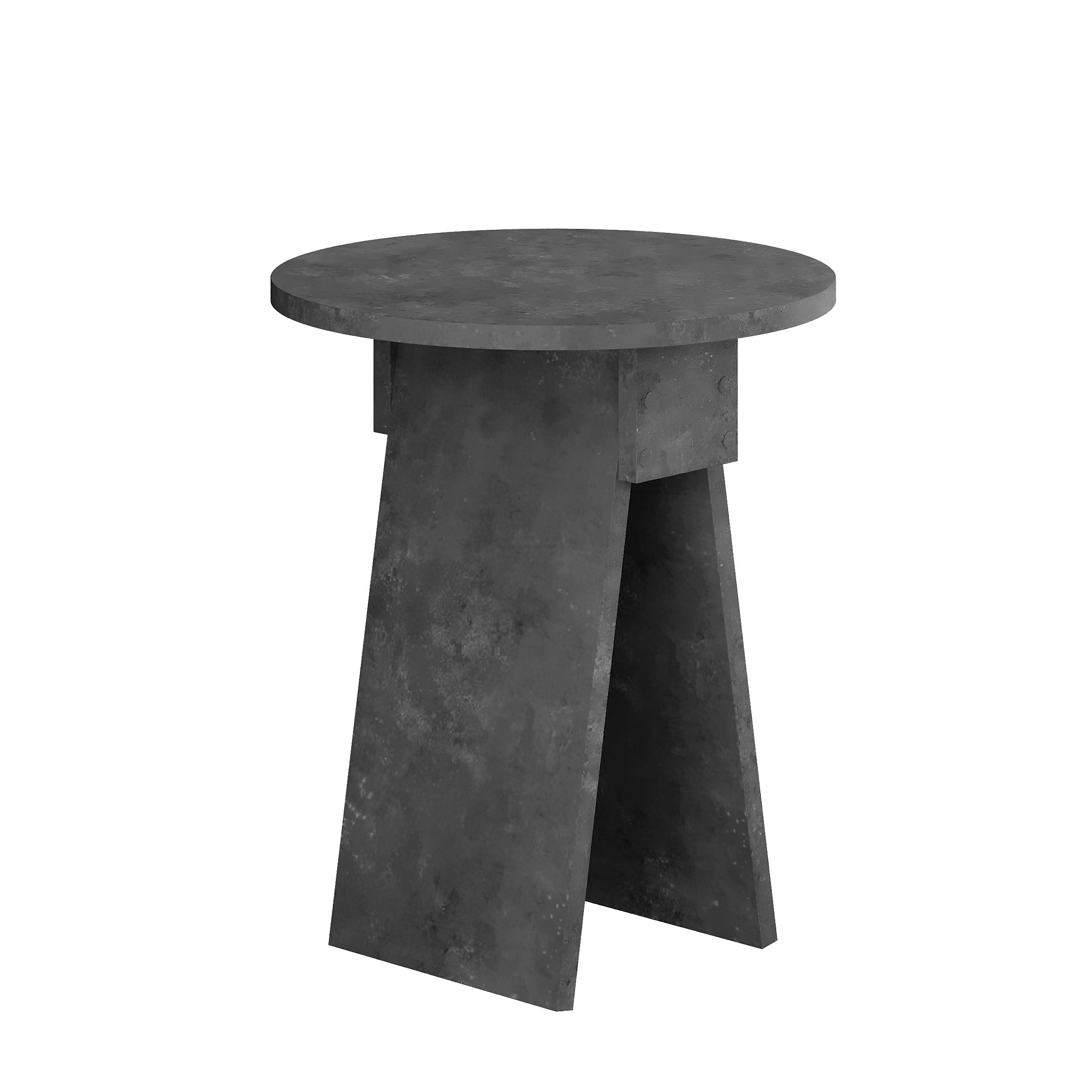 Chen Side Table – Modern Round Accent Table for Living Room, Bedroom or Entryway