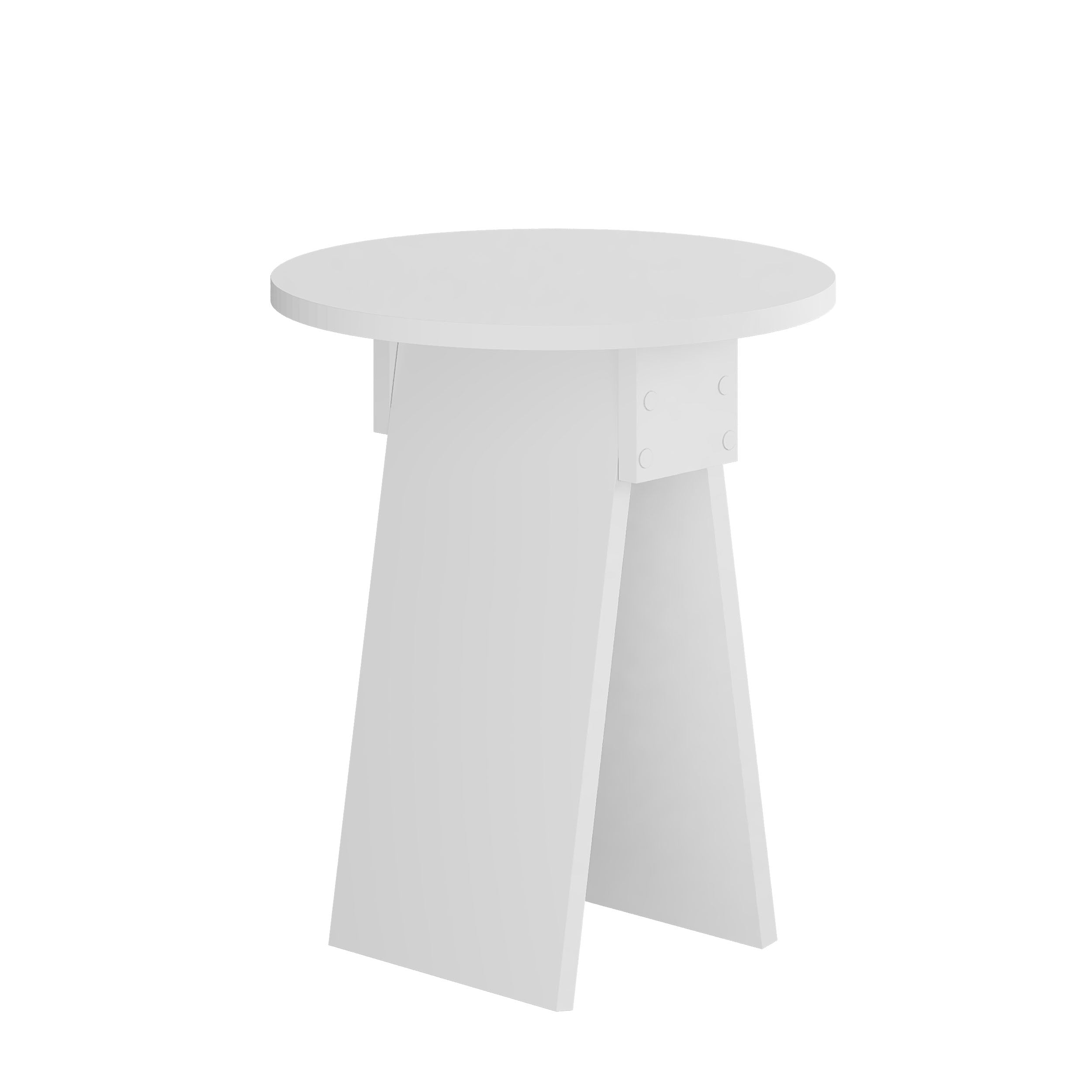 Chen Side Table – Modern Round Accent Table for Living Room, Bedroom or Entryway