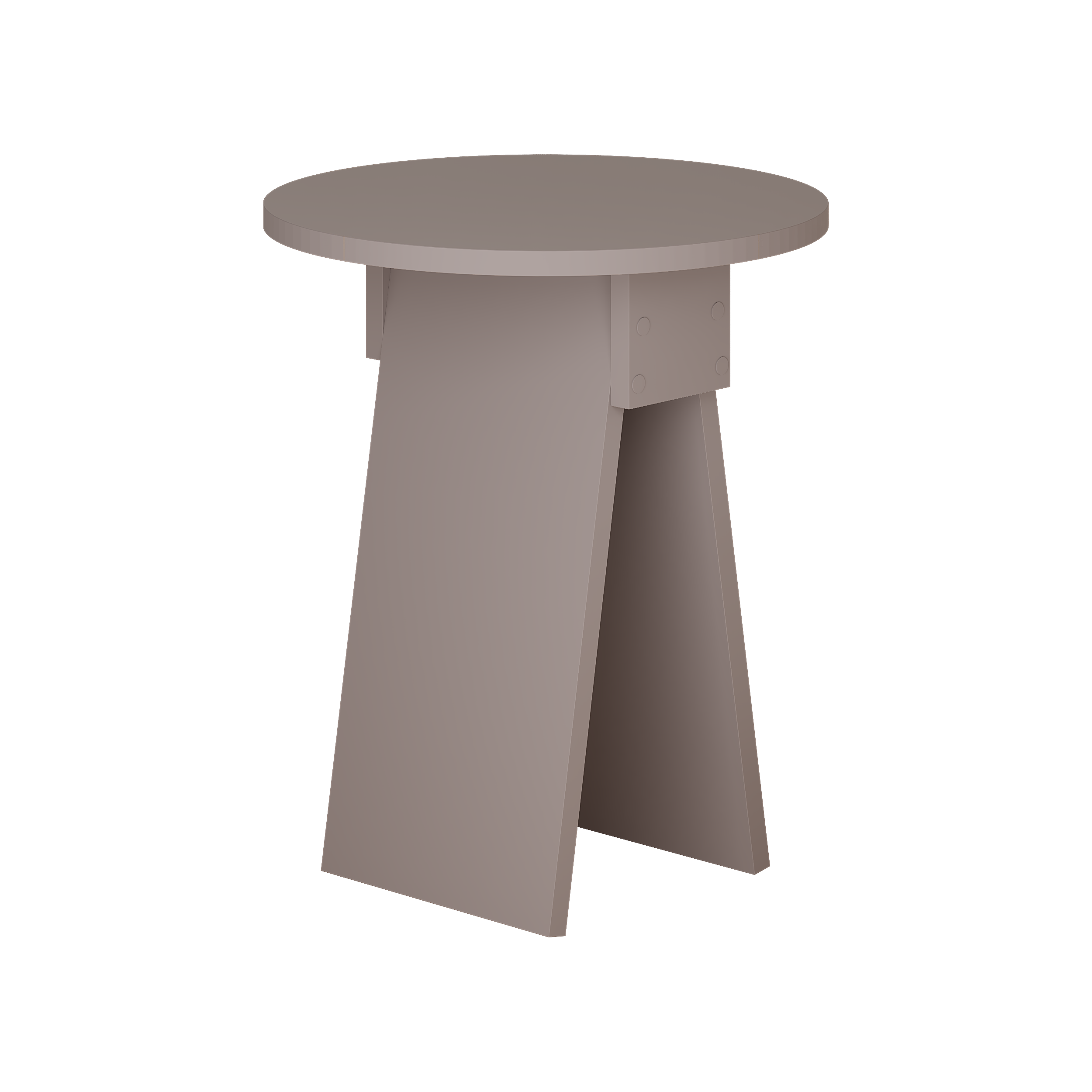 Chen Side Table – Modern Round Accent Table for Living Room, Bedroom or Entryway