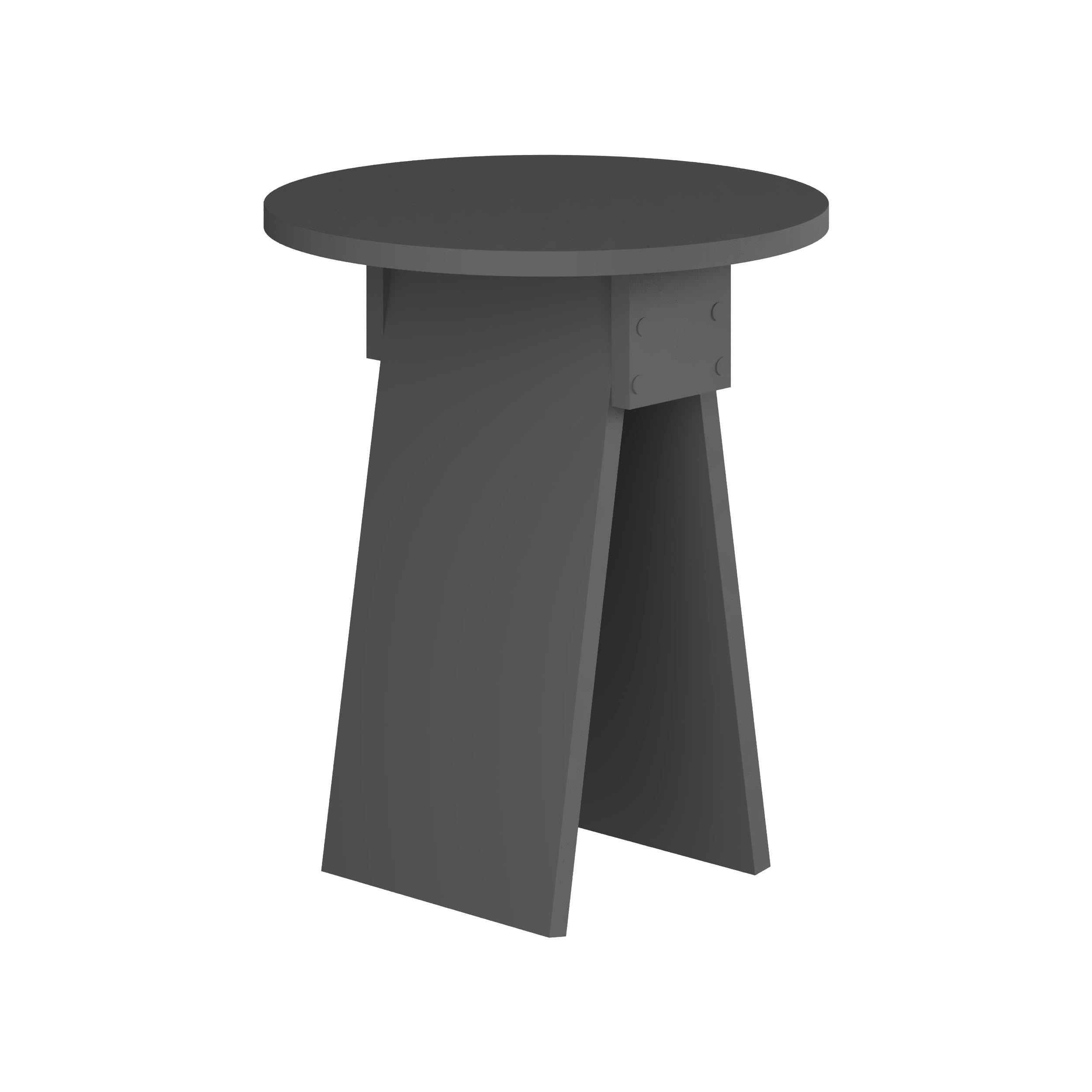 Chen Side Table – Modern Round Accent Table for Living Room, Bedroom or Entryway