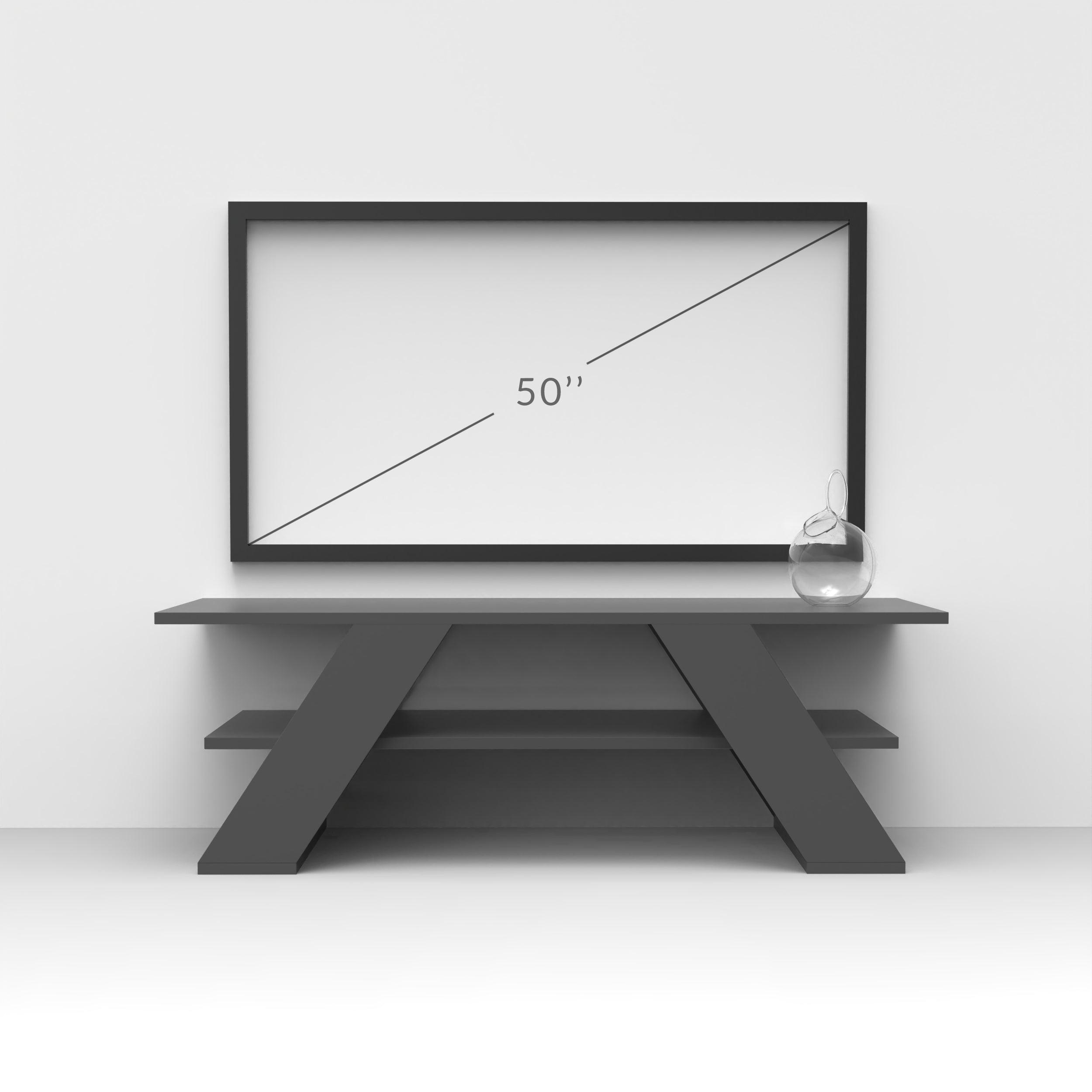 Modern TV Stand Multimedia Centre TV Unit With Shelves 120cm