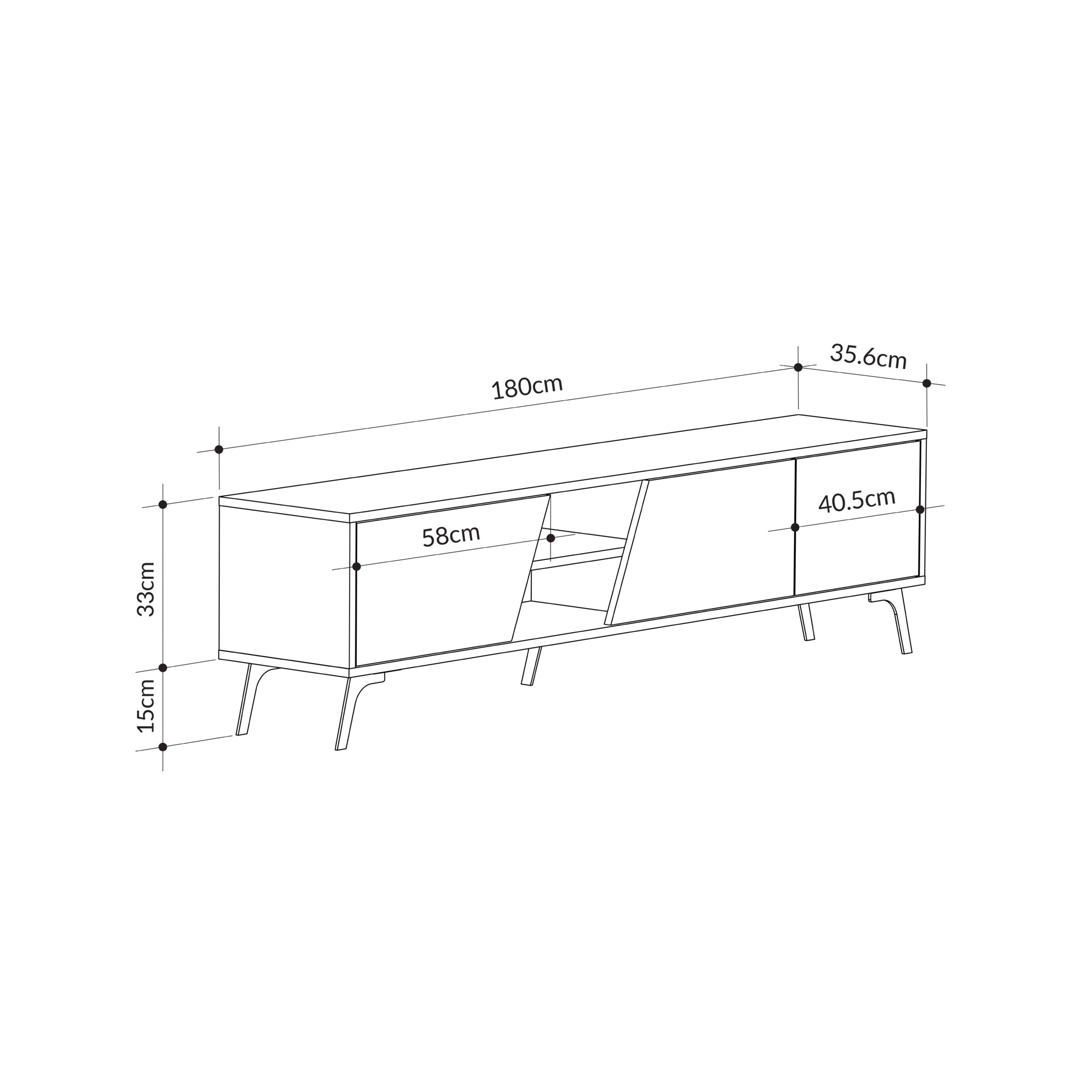 Modern Tv Stand 180cm