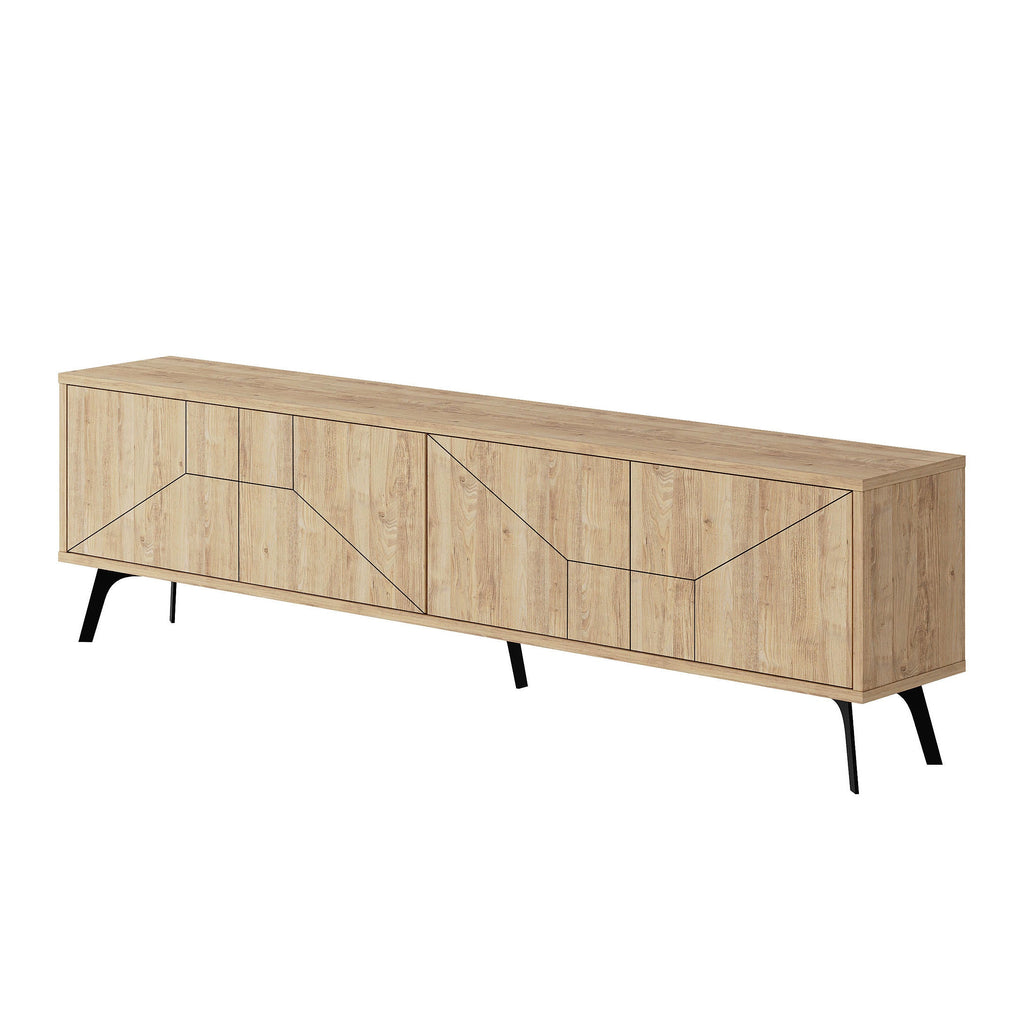 Modern TV Stand With Storage Cabinet 180cm