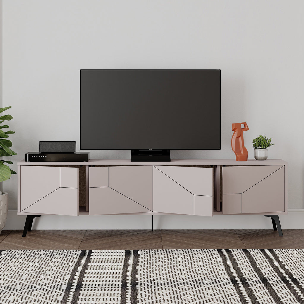 Modern TV Stand With Storage Cabinet 180cm