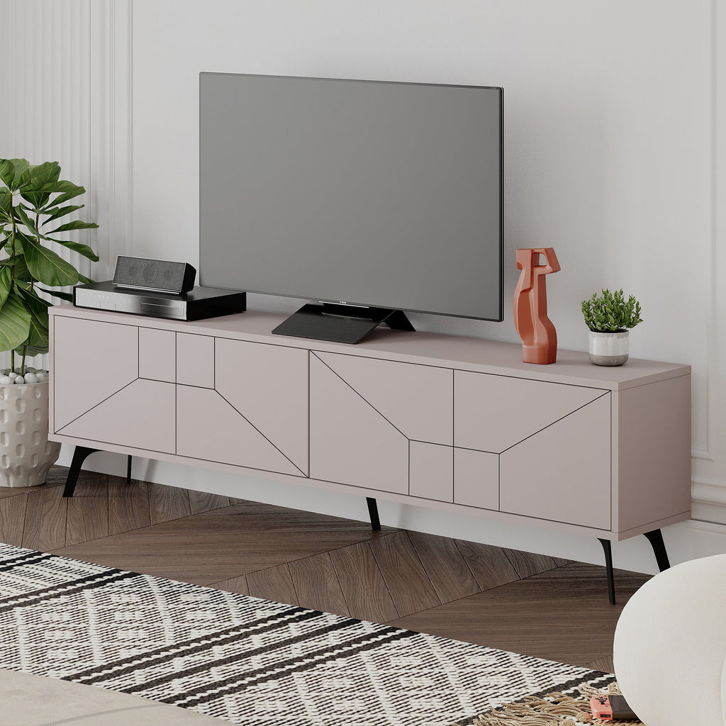 Modern TV Stand With Storage Cabinet 180cm