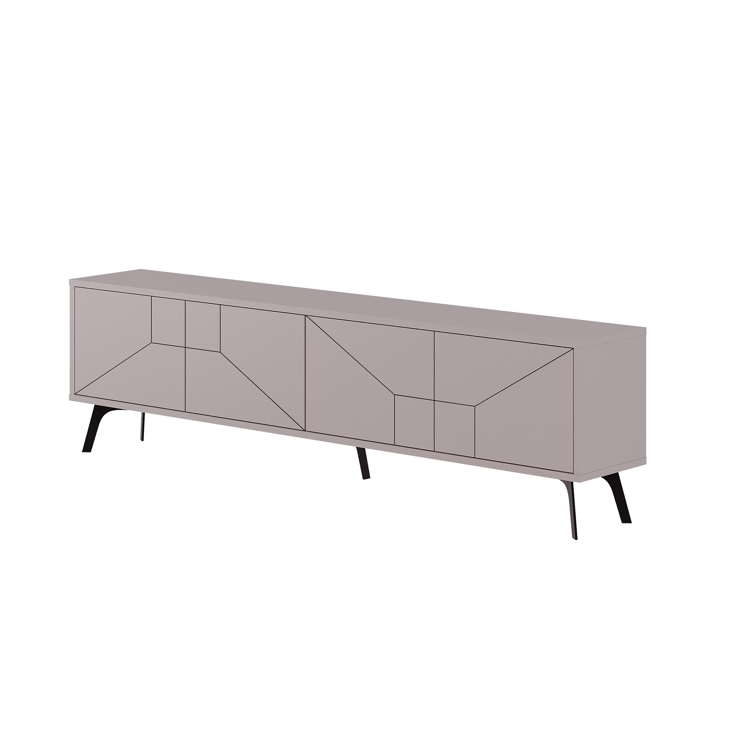 Modern TV Stand With Storage Cabinet 180cm