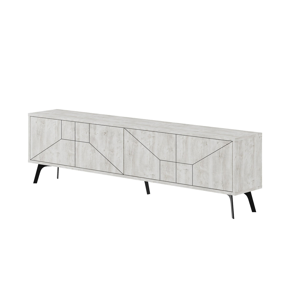 Modern TV Stand With Storage Cabinet 180cm