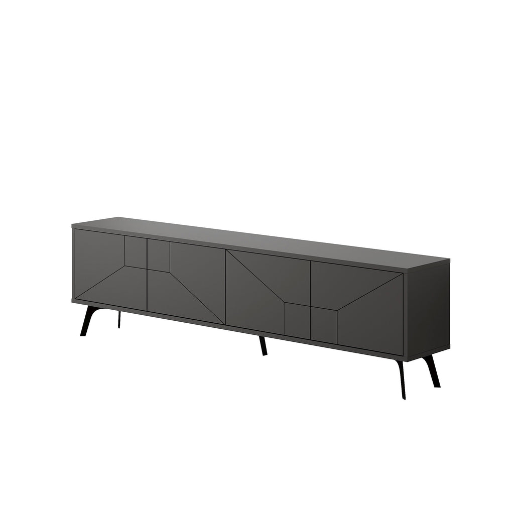 Modern TV Stand With Storage Cabinet 180cm