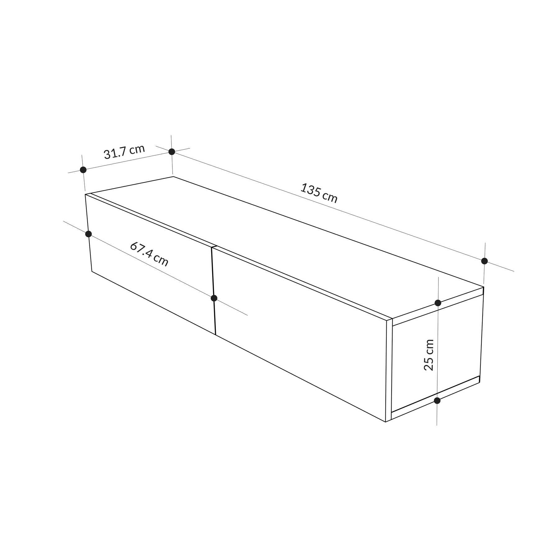 Modern Tv Unit Wall Mounted 135