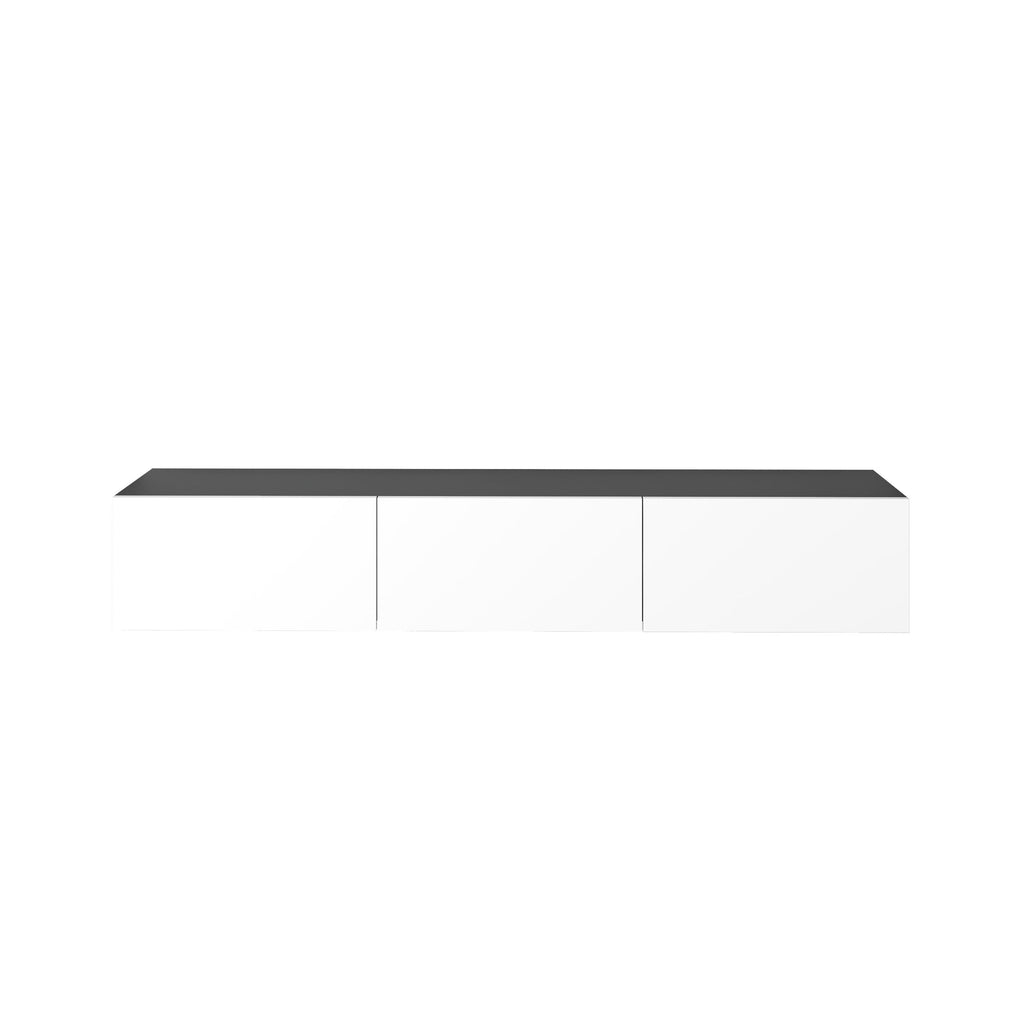 Modern Tv Unit - Wall Mounted - 3 Compartments - 180 cm