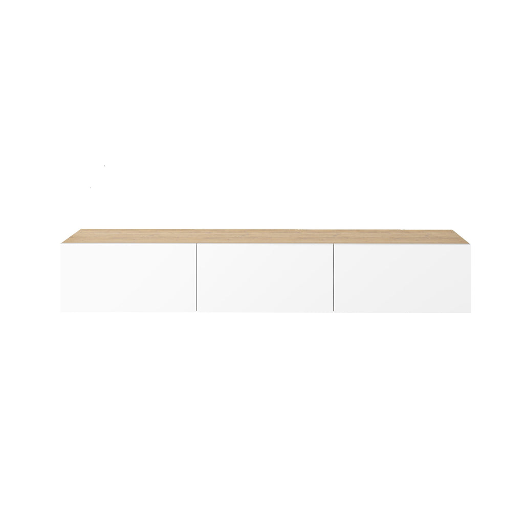 Modern Tv Unit - Wall Mounted - 3 Compartments - 180 cm