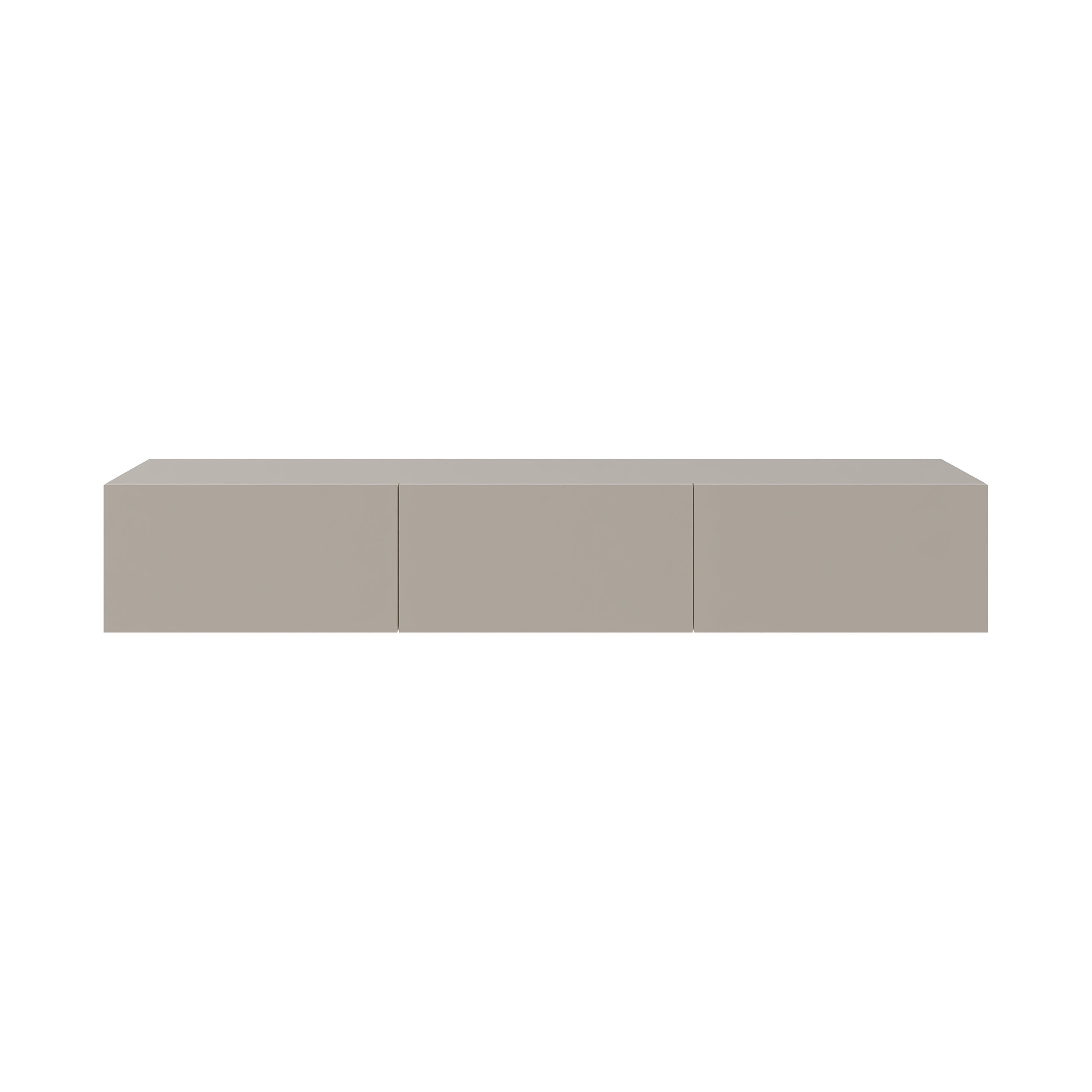 Modern Tv Unit - Wall Mounted - 3 Compartments - 180 cm